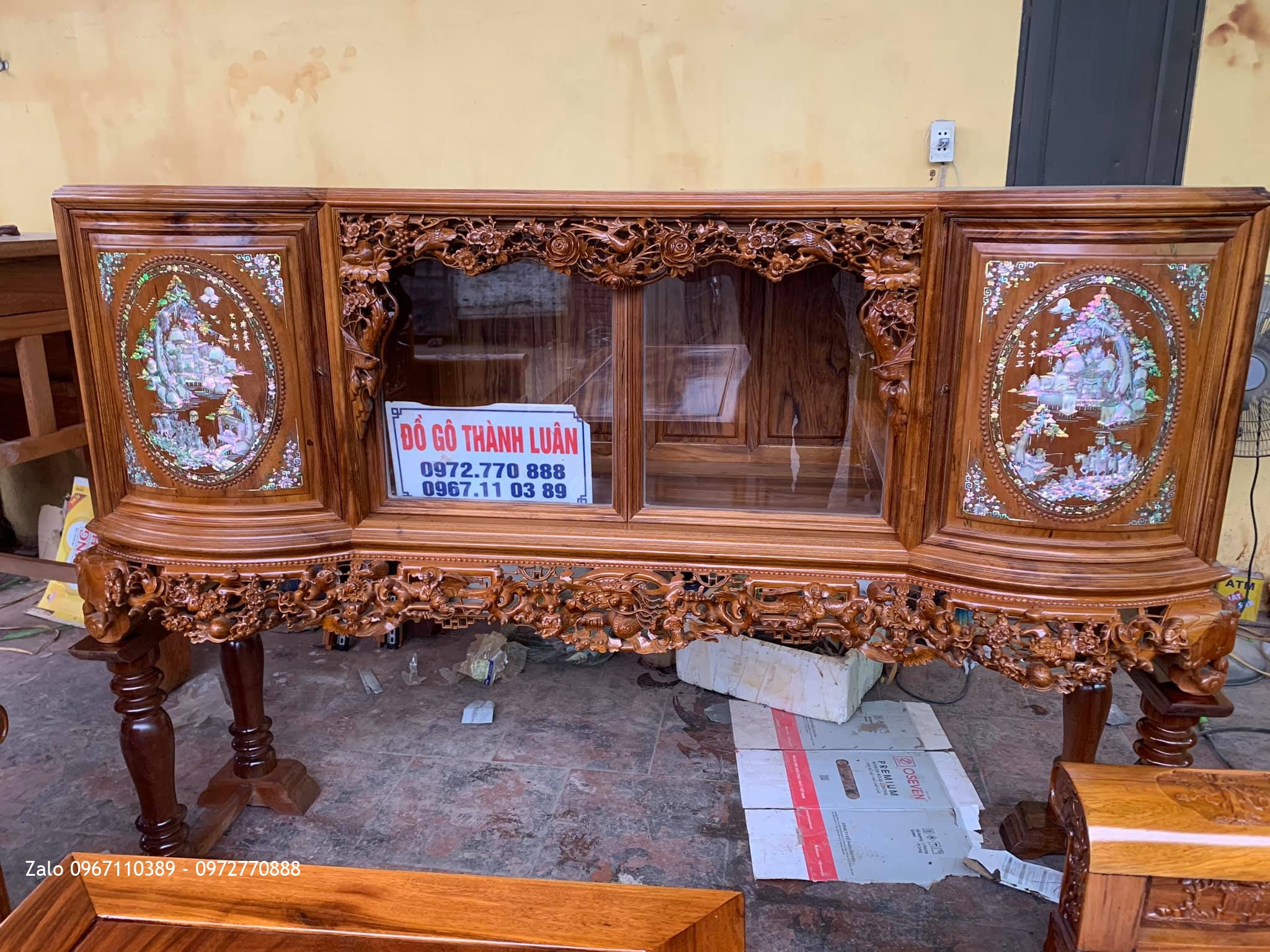 Trường Kỷ Tam Quốc Gỗ Gụ Ta Quảng bÌnh siêu víp.,