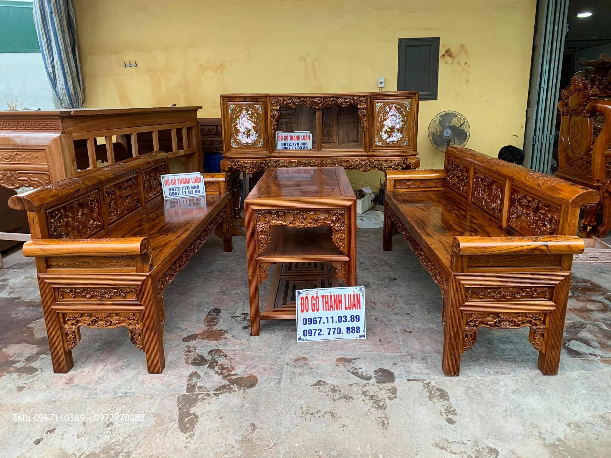 Trường Kỷ Tam Quốc Gỗ Gụ Ta Quảng bÌnh siêu víp.