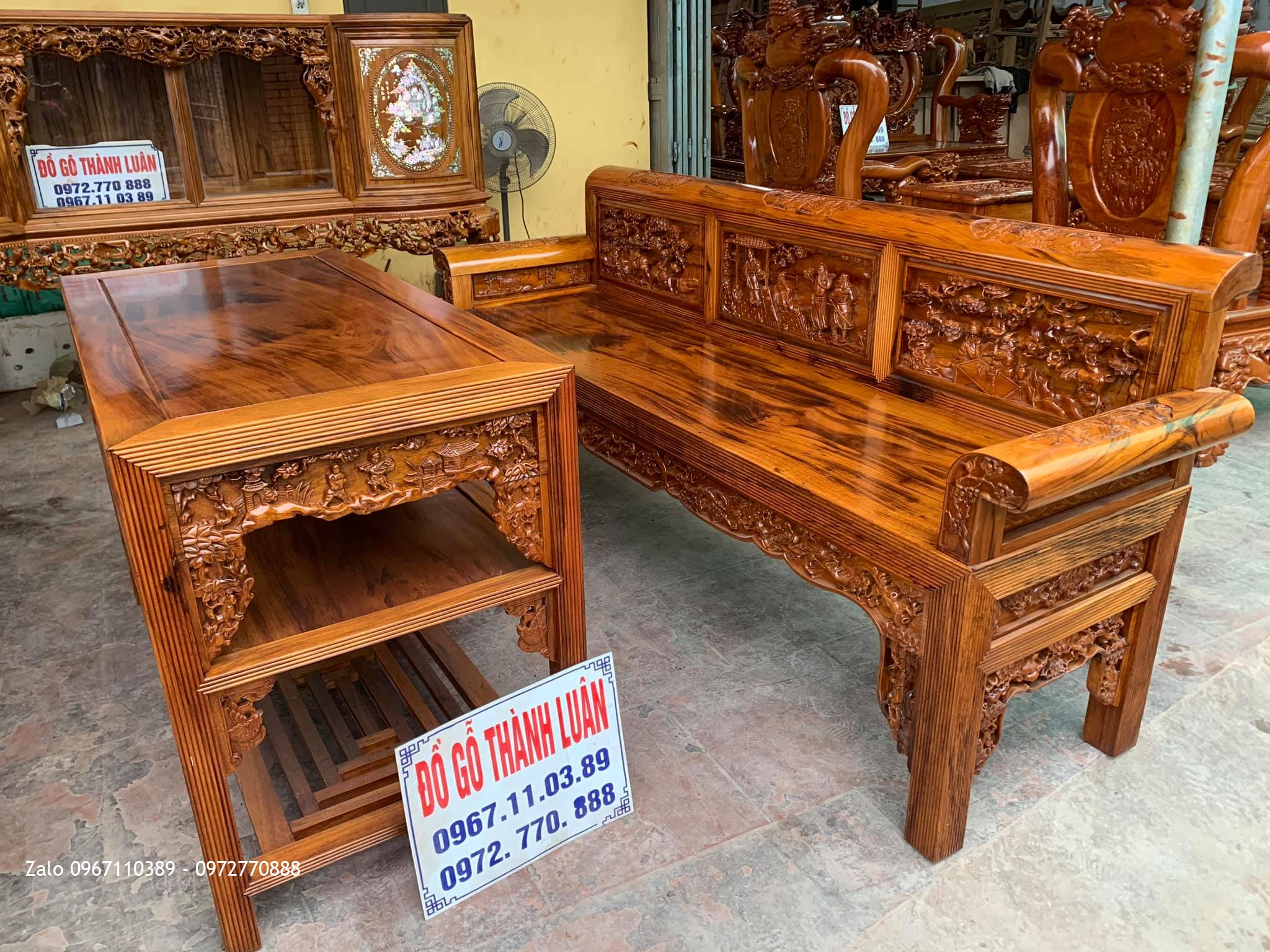 Trường Kỷ Tam Quốc Gỗ Gụ Ta Quảng bÌnh siêu víp: