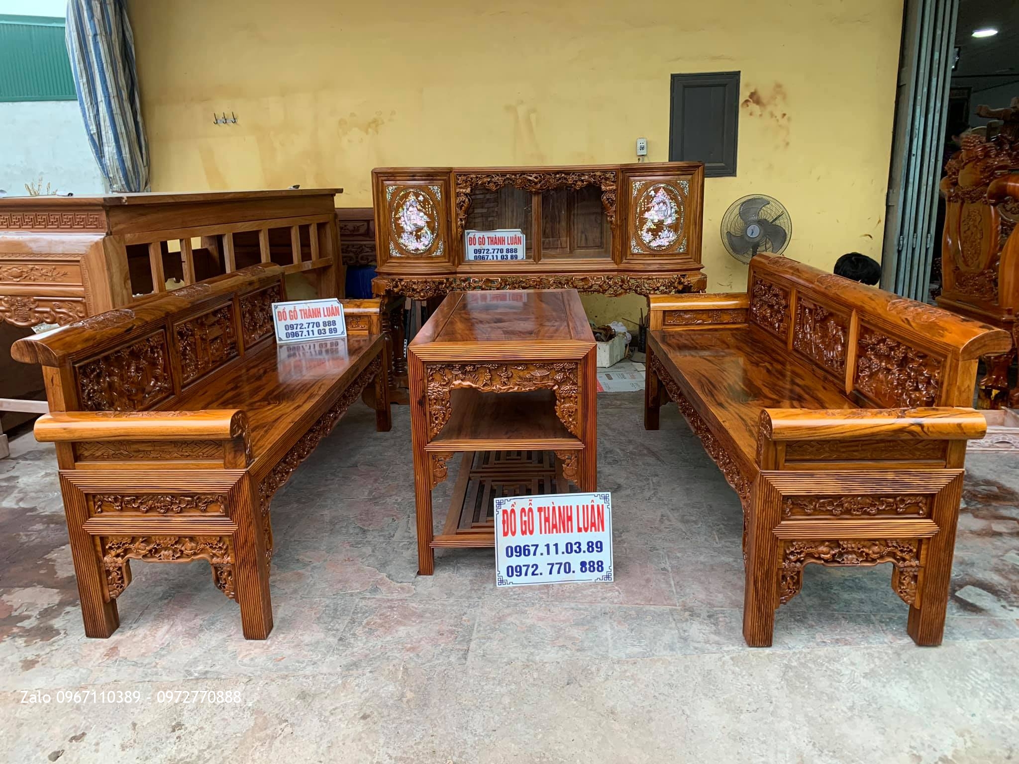 Trường Kỷ Tam Quốc Gỗ Gụ Ta Quảng bÌnh siêu víp:::