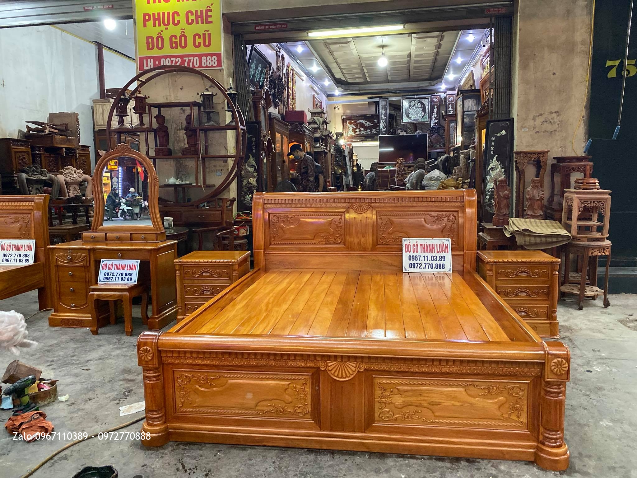 Giường Ngủ Chữ X , Tủ Đầu Giường Bán Về VinCom Hải Phòng