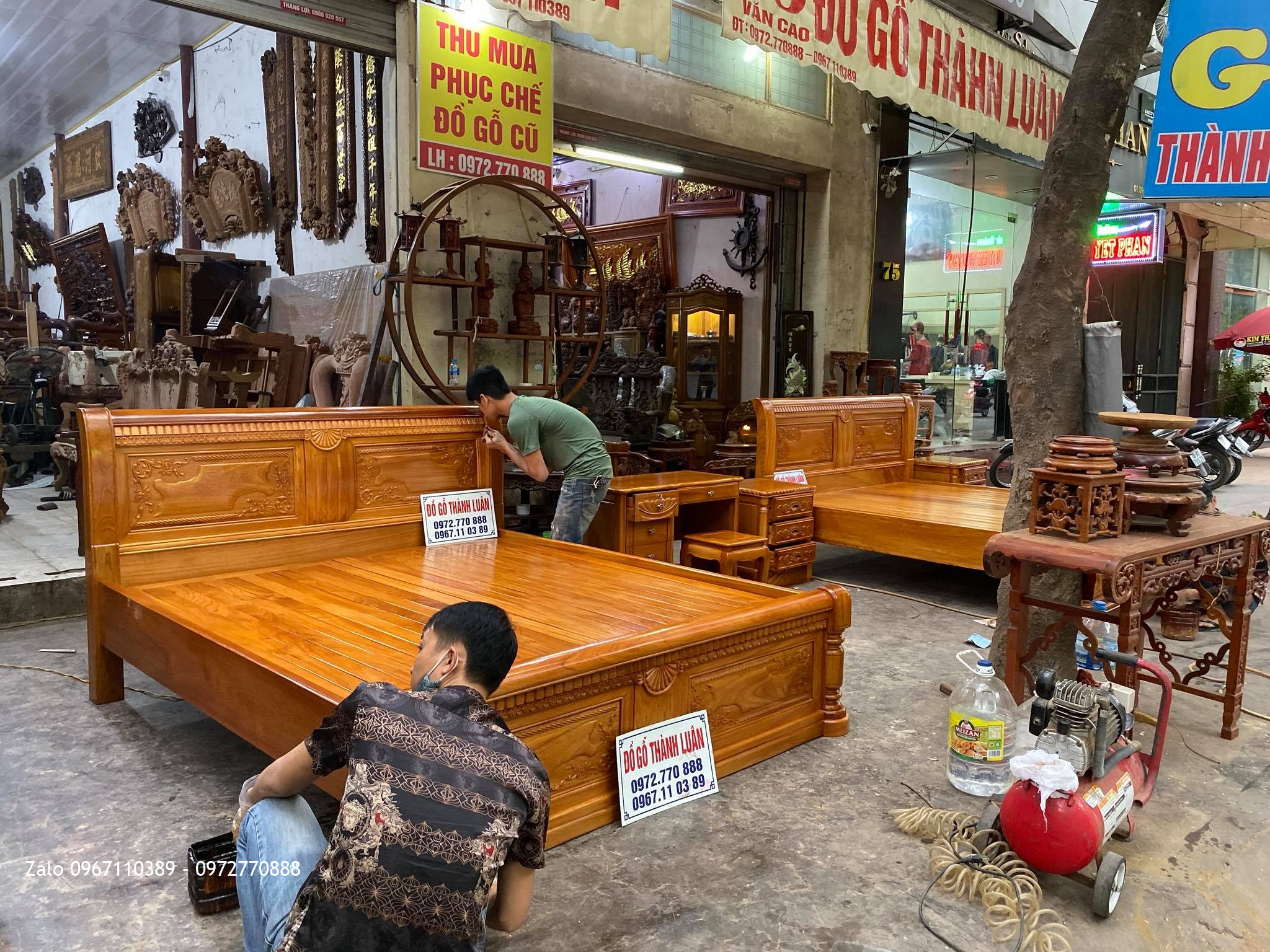 Giường Ngủ Chữ X , Tủ Đầu Giường Bán Về VinCom Hải Phòng,