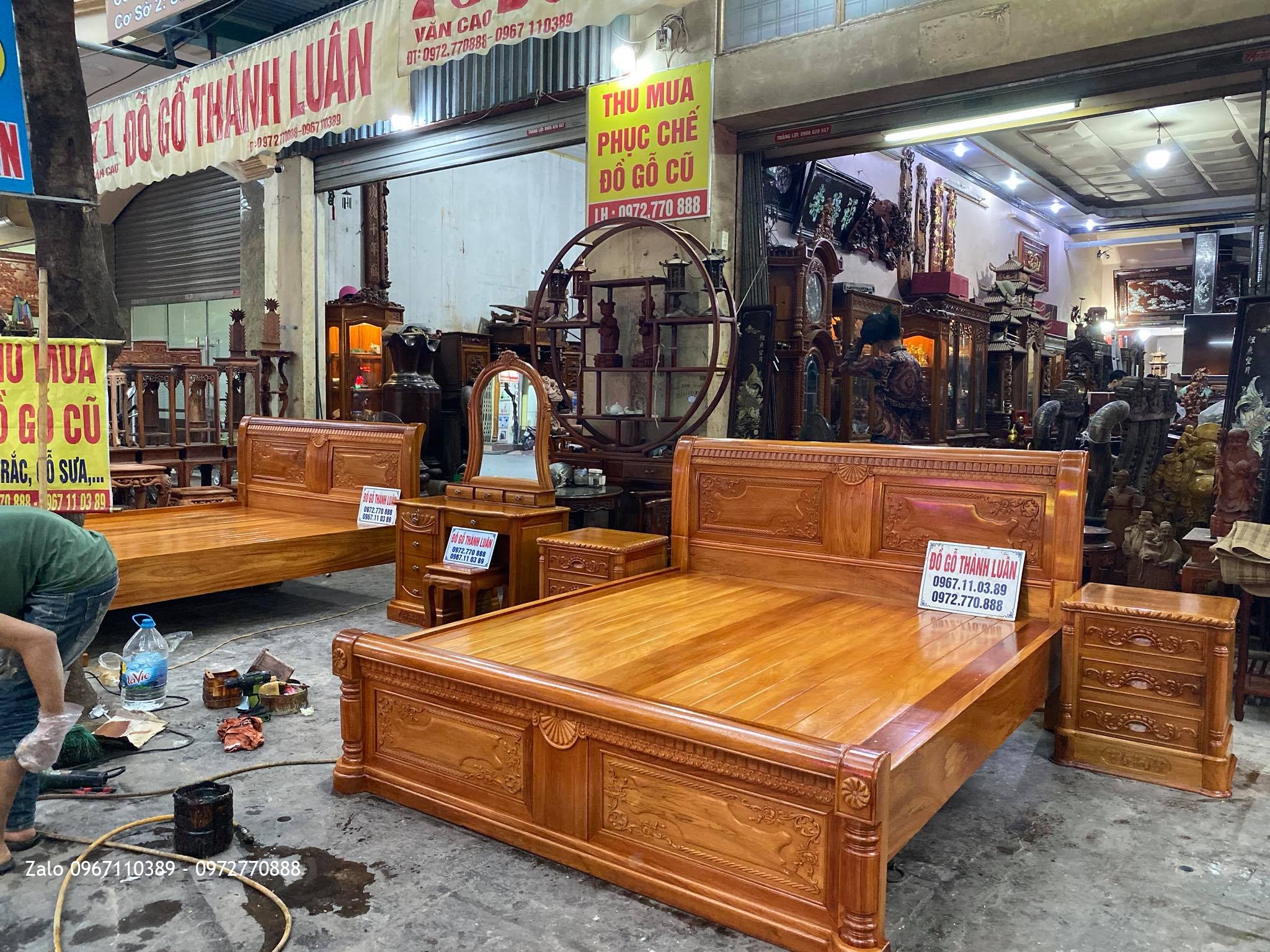 Giường Ngủ Chữ X , Tủ Đầu Giường Bán Về VinCom Hải Phòng: