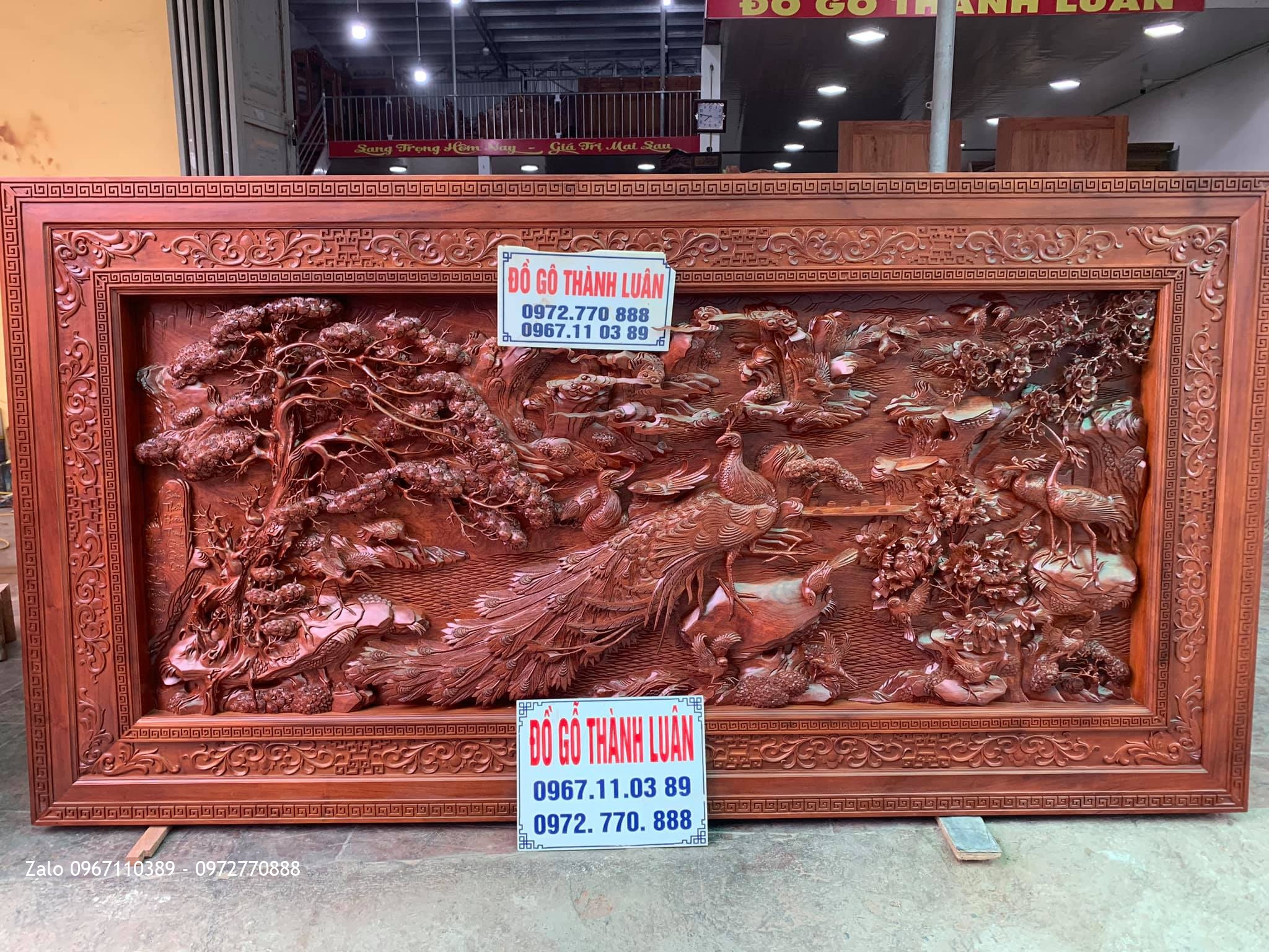 Tranh Gỗ Cửu Hạc, Tranh Phu Thê Đục Nổi 4D
