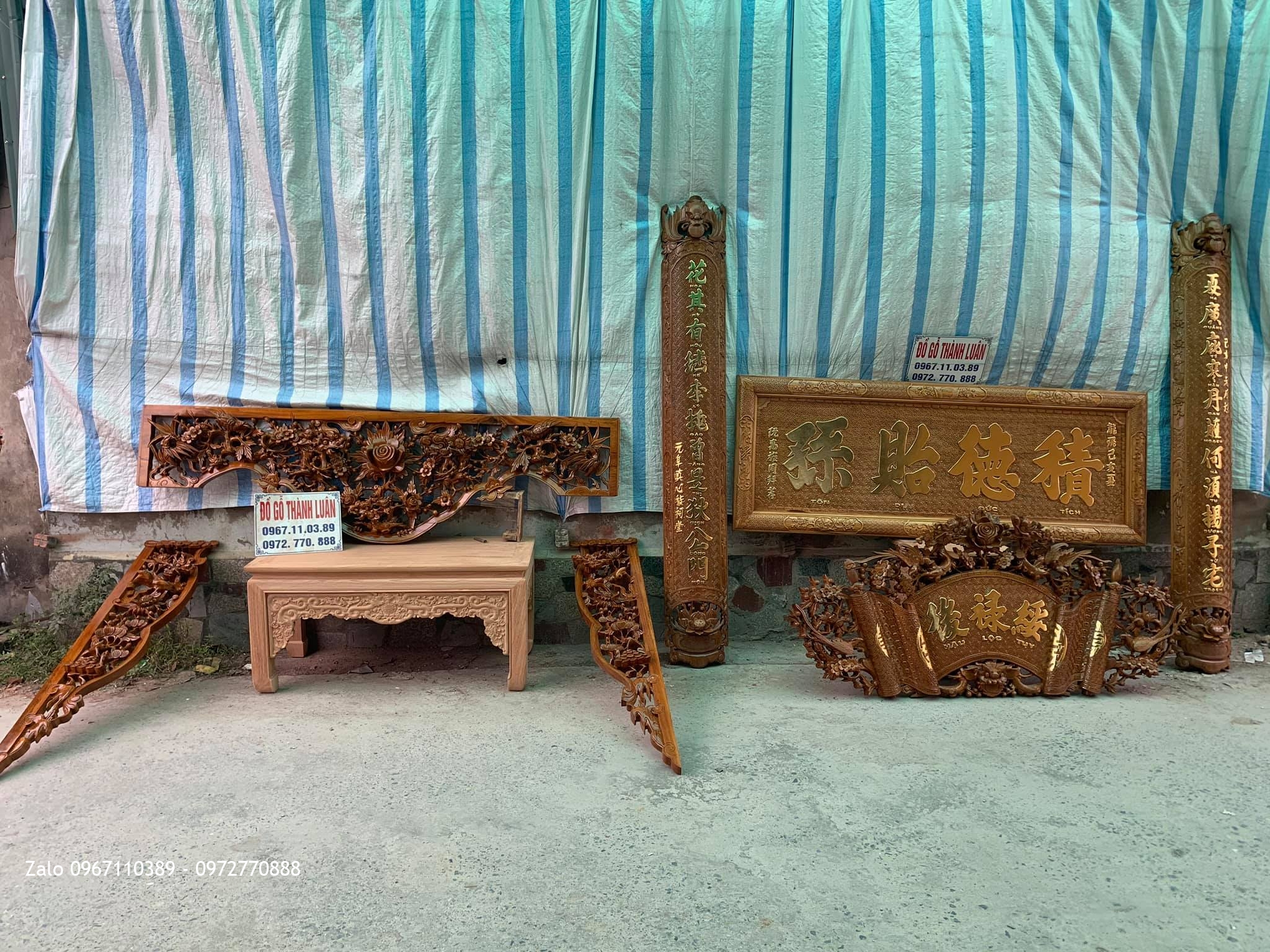 Nội Thất Nhà Thờ. Cửa Võng, Hoành Phi, Cuốn Thư Câu Đối. C. Thanh Kim Bảng Hà Nam