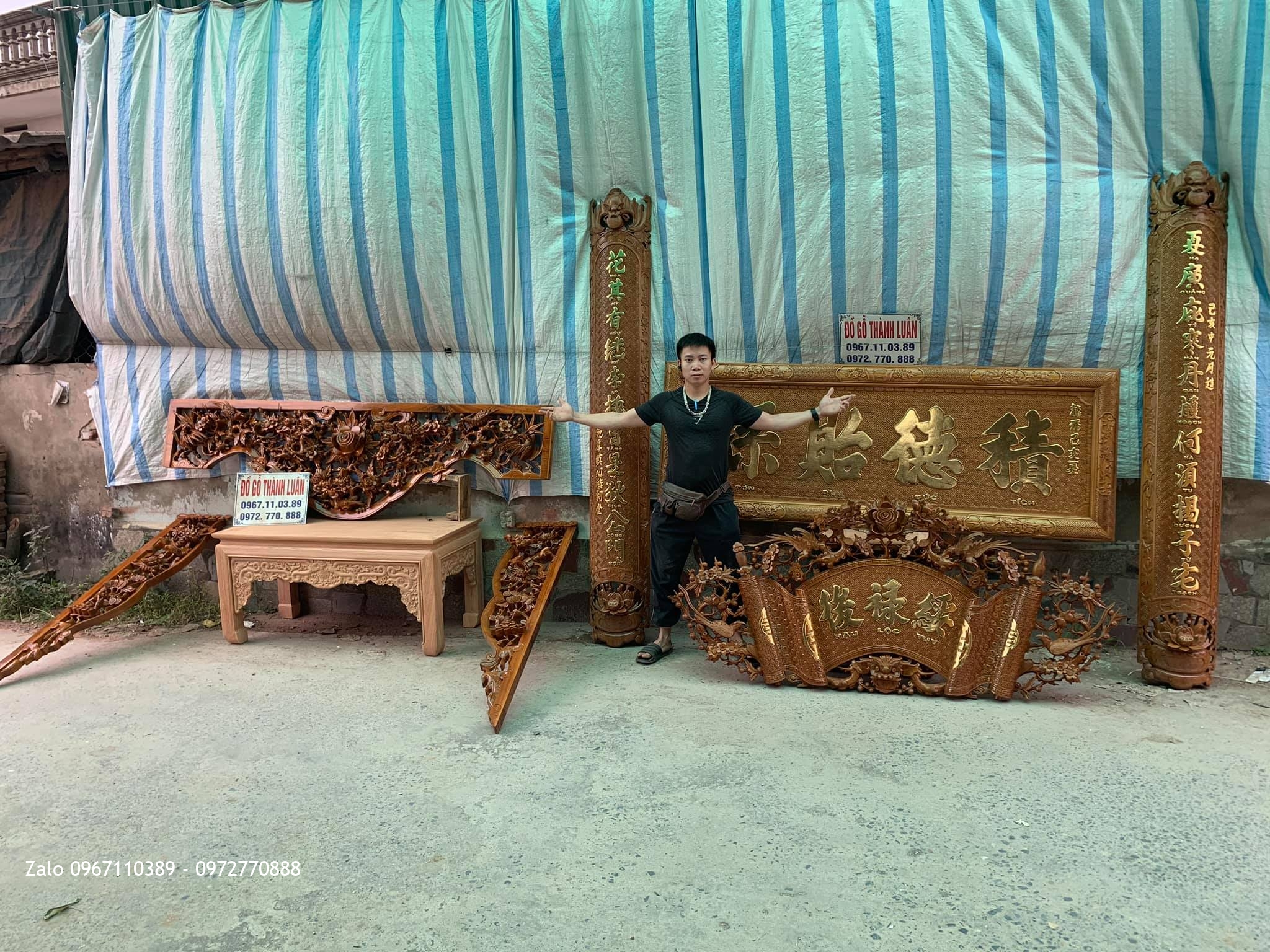 Nội Thất Nhà Thờ. Cửa Võng, Hoành Phi, Cuốn Thư Câu Đối. C. Thanh Kim Bảng Hà Nam.