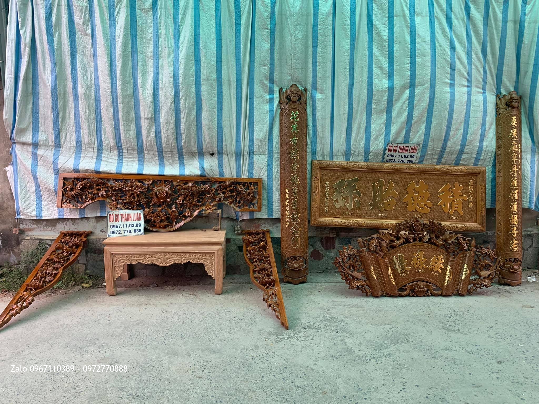 Nội Thất Nhà Thờ. Cửa Võng, Hoành Phi, Cuốn Thư Câu Đối. C. Thanh Kim Bảng Hà Nam