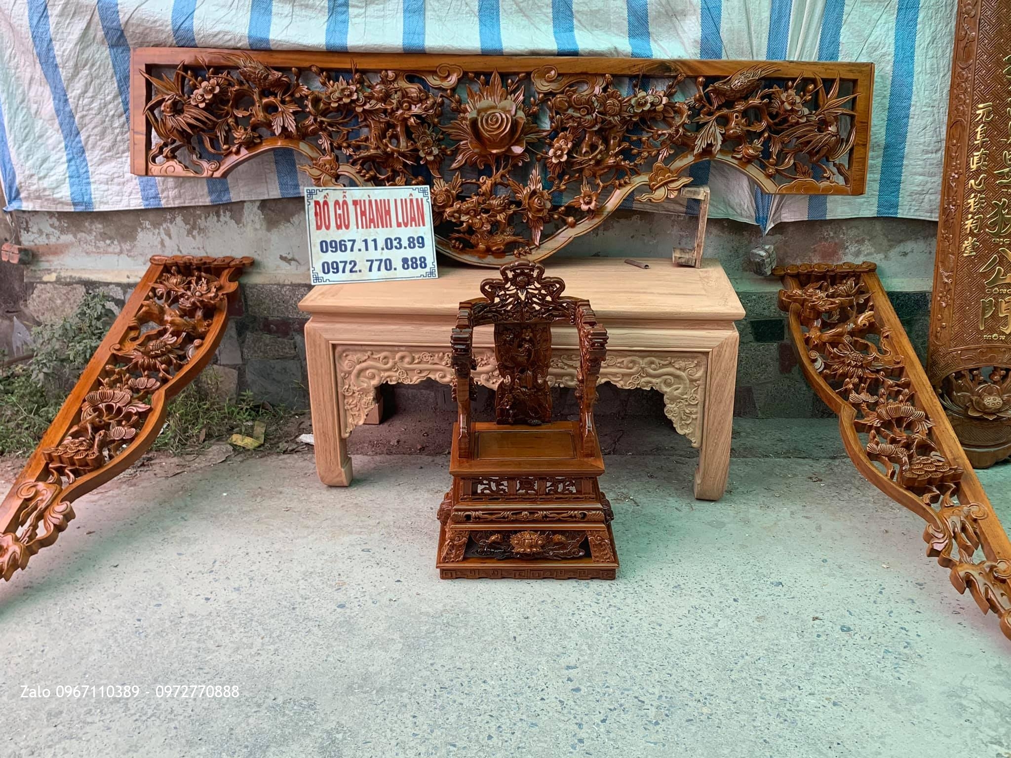 Nội Thất Nhà Thờ. Cửa Võng, Hoành Phi, Cuốn Thư Câu Đối. C. Thanh Kim Bảng Hà Nam: