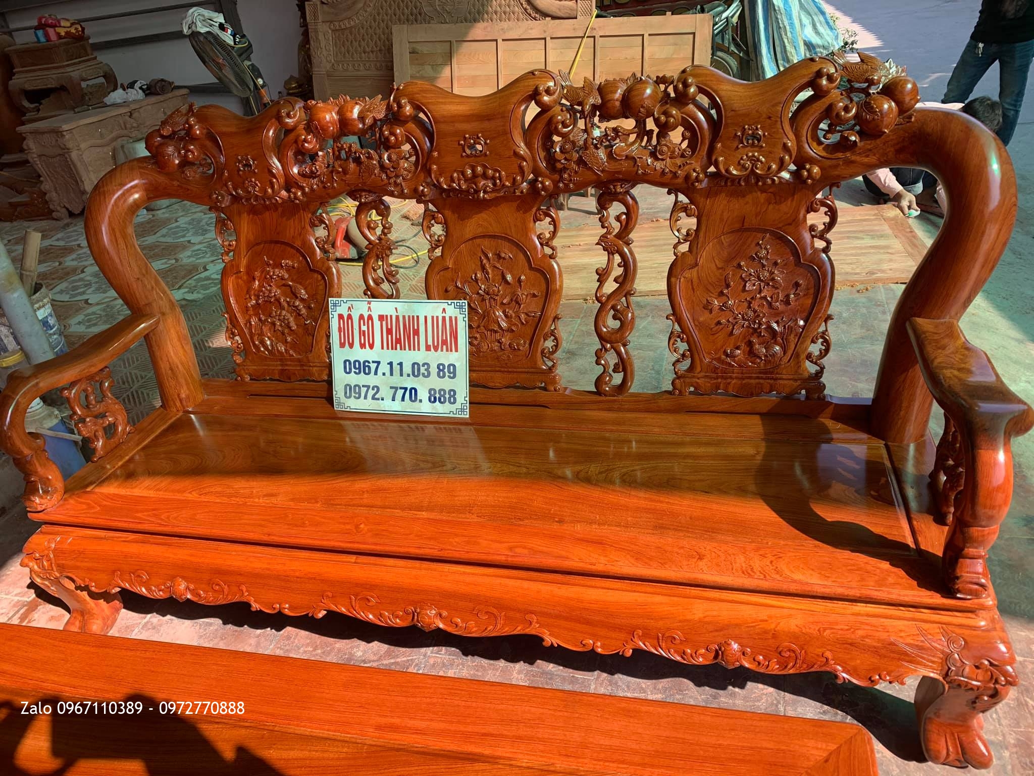 Bộ Nội Thất Phòng Khách Cho GĐ KH Ở Quốc Oai, Hà Nội.