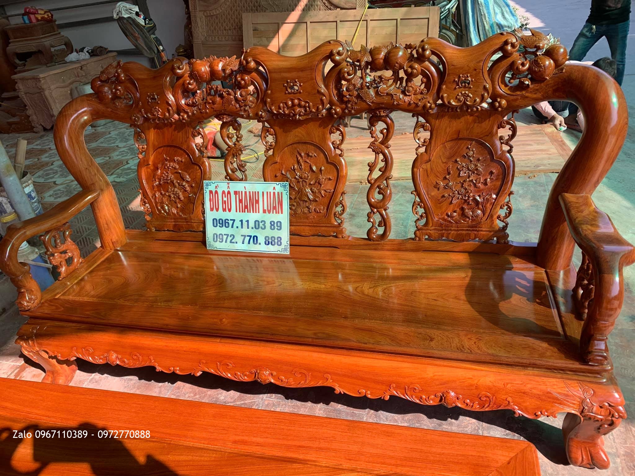 Bộ Nội Thất Phòng Khách Cho GĐ KH Ở Quốc Oai, Hà Nội.