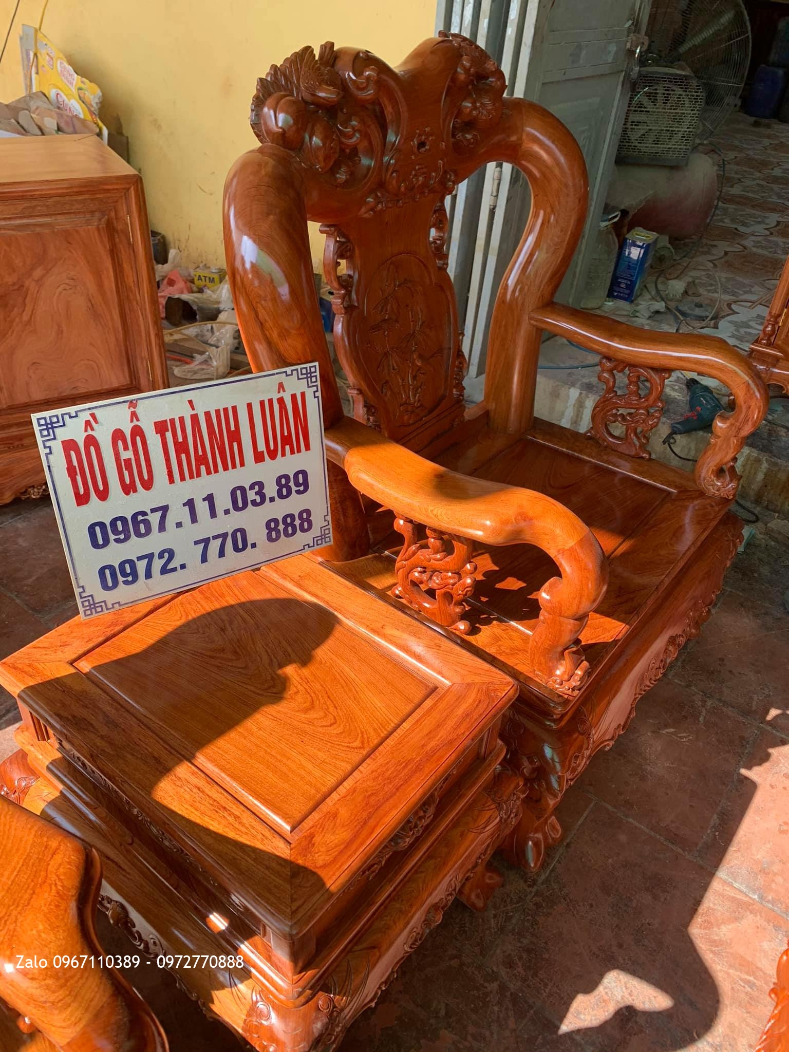 Bộ Nội Thất Phòng Khách Cho GĐ KH Ở Quốc Oai, Hà Nội..