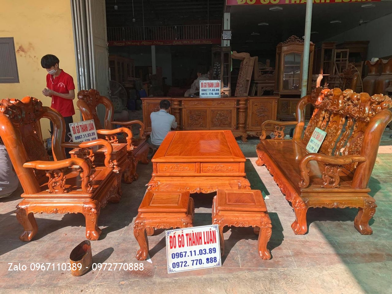 Bộ Nội Thất Phòng Khách Cho GĐ KH Ở Quốc Oai, Hà Nội