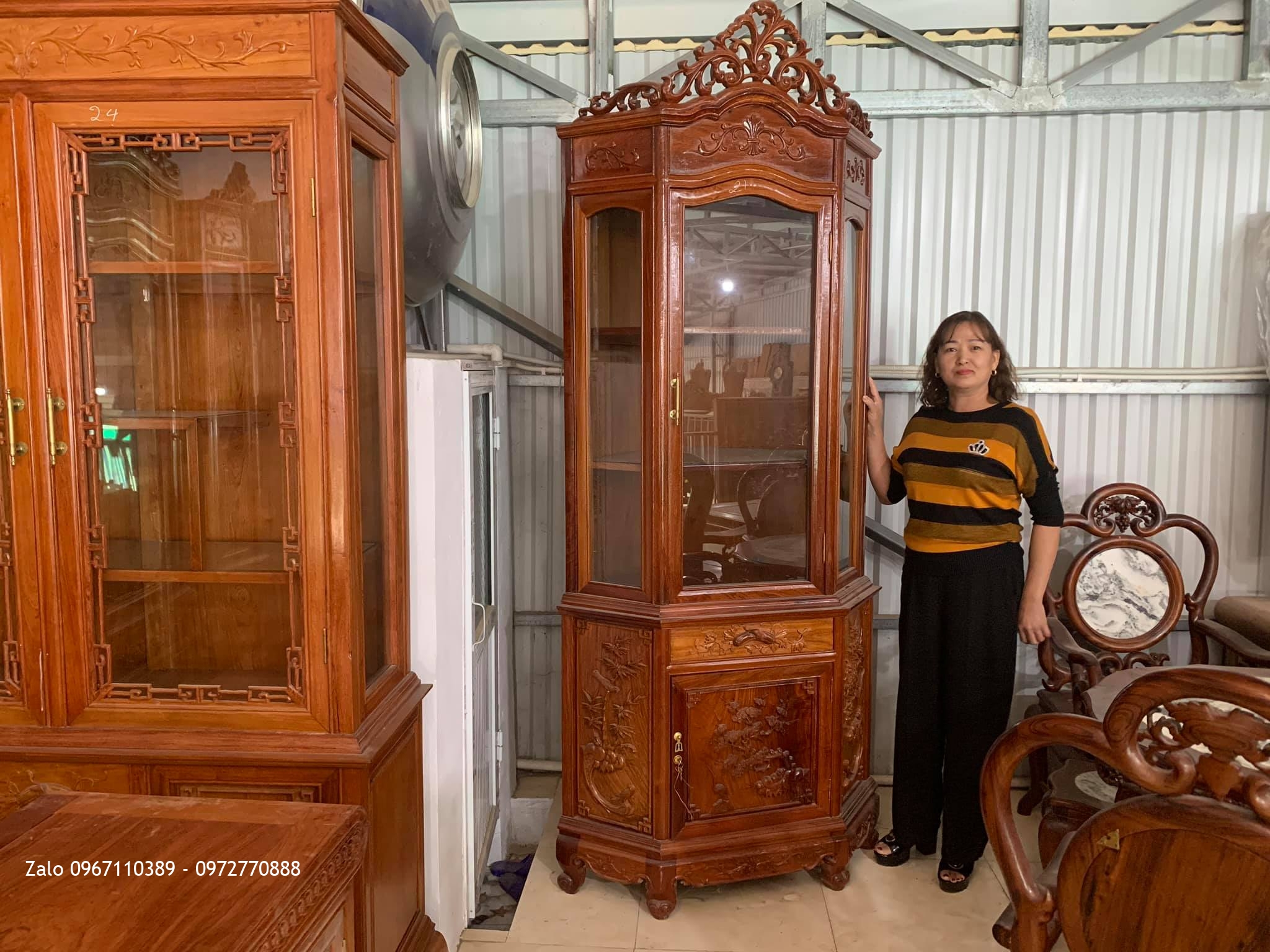 Cô Chú Tuấn Quỳnh Từ Sông Công Thái Nguyên Về Mua Đồ Gỗ Tại Xưởng