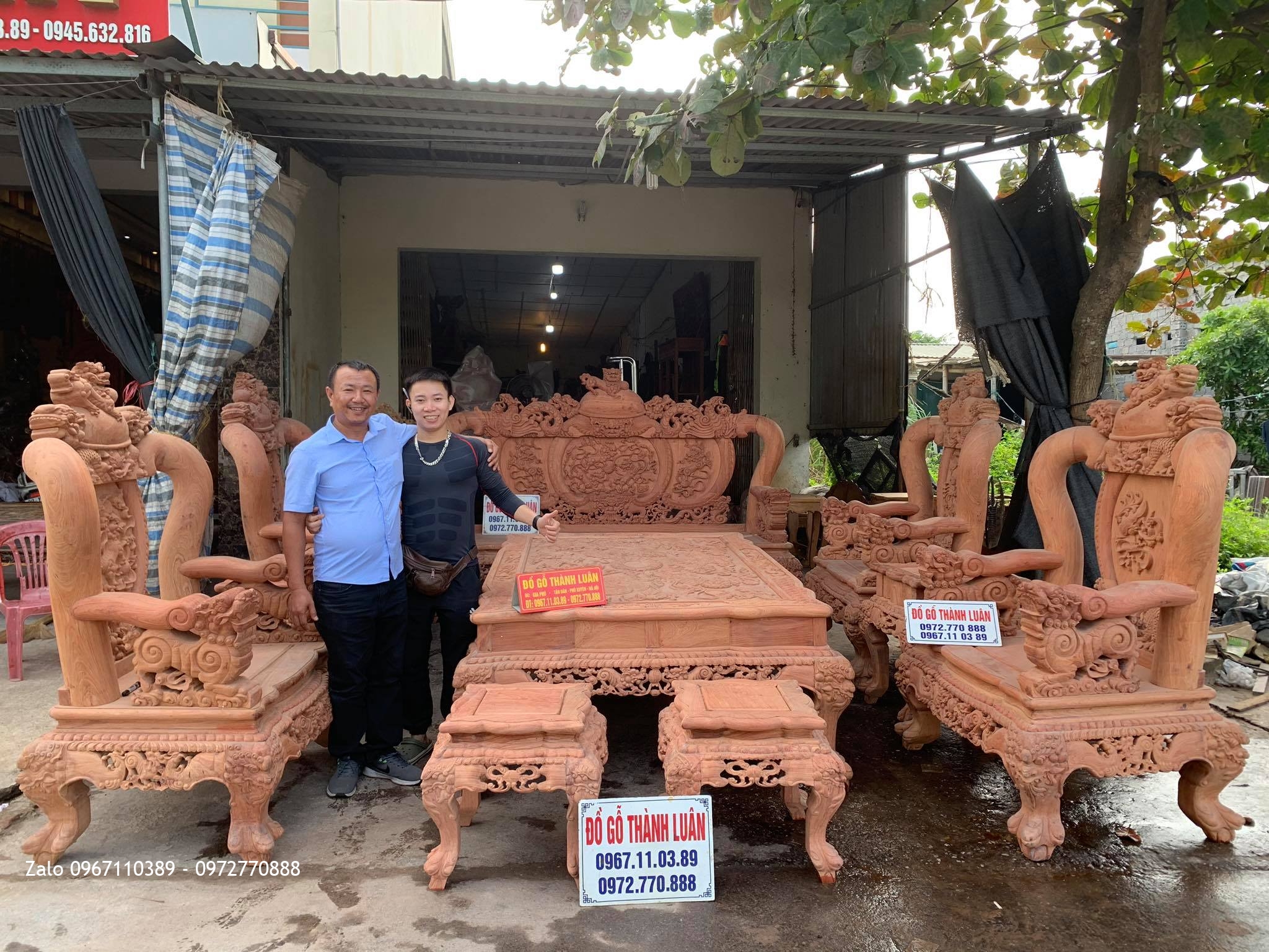 Nghê Bảo Đỉnh Gỗ Hương Đá Cột 16 Anh Thọ Quảng Ninh, Quảng Bình.