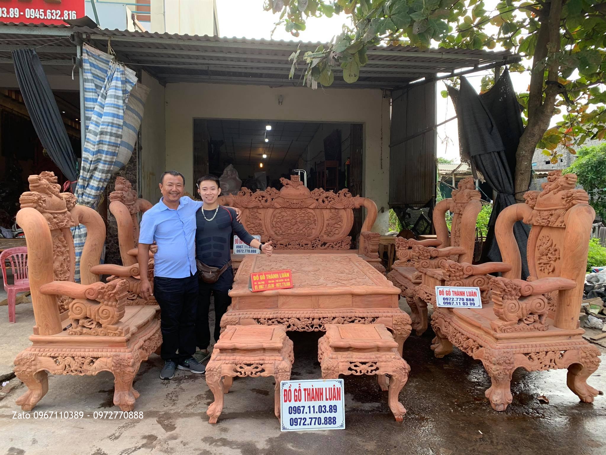 Nghê Bảo Đỉnh Gỗ Hương Đá Cột 16 Anh Thọ Quảng Ninh, Quảng Bình: