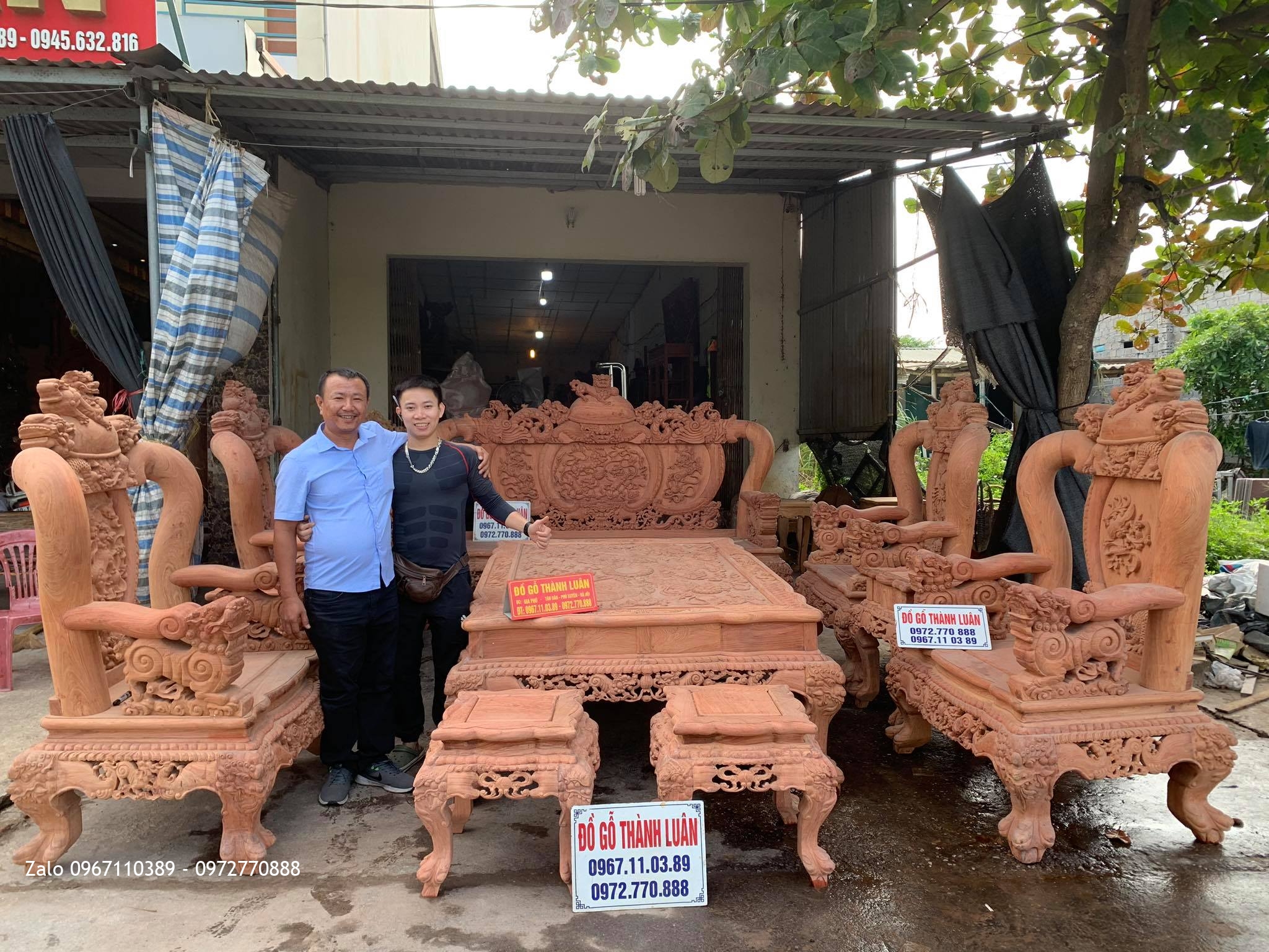 Nghê Bảo Đỉnh Gỗ Hương Đá Cột 16 Anh Thọ Quảng Ninh, Quảng Bình: