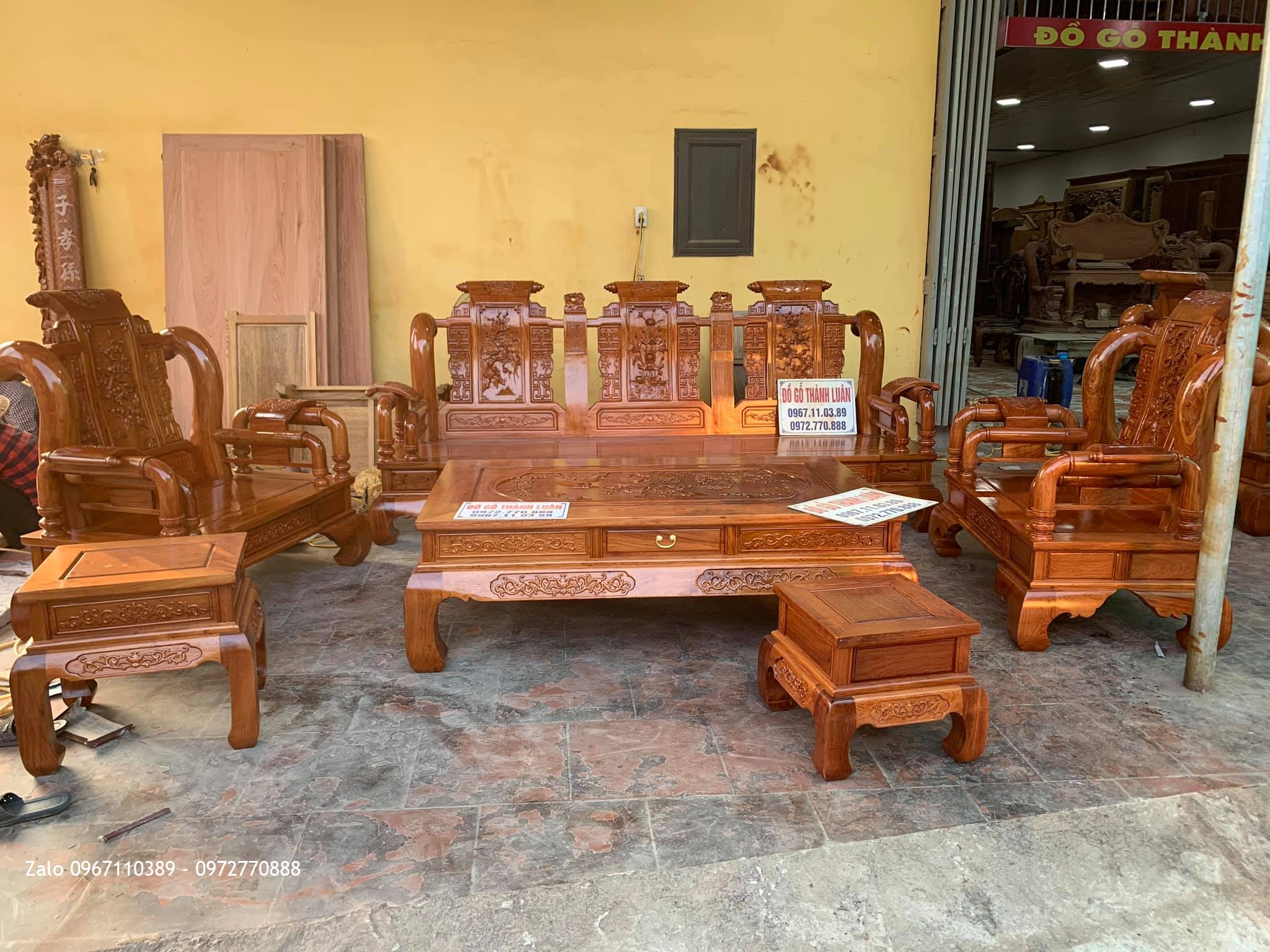 2 Bộ Tần Thuỷ Hoàng Gỗ Hương Cho GĐ Bác Sơn Và GĐ Bác Cường ,.