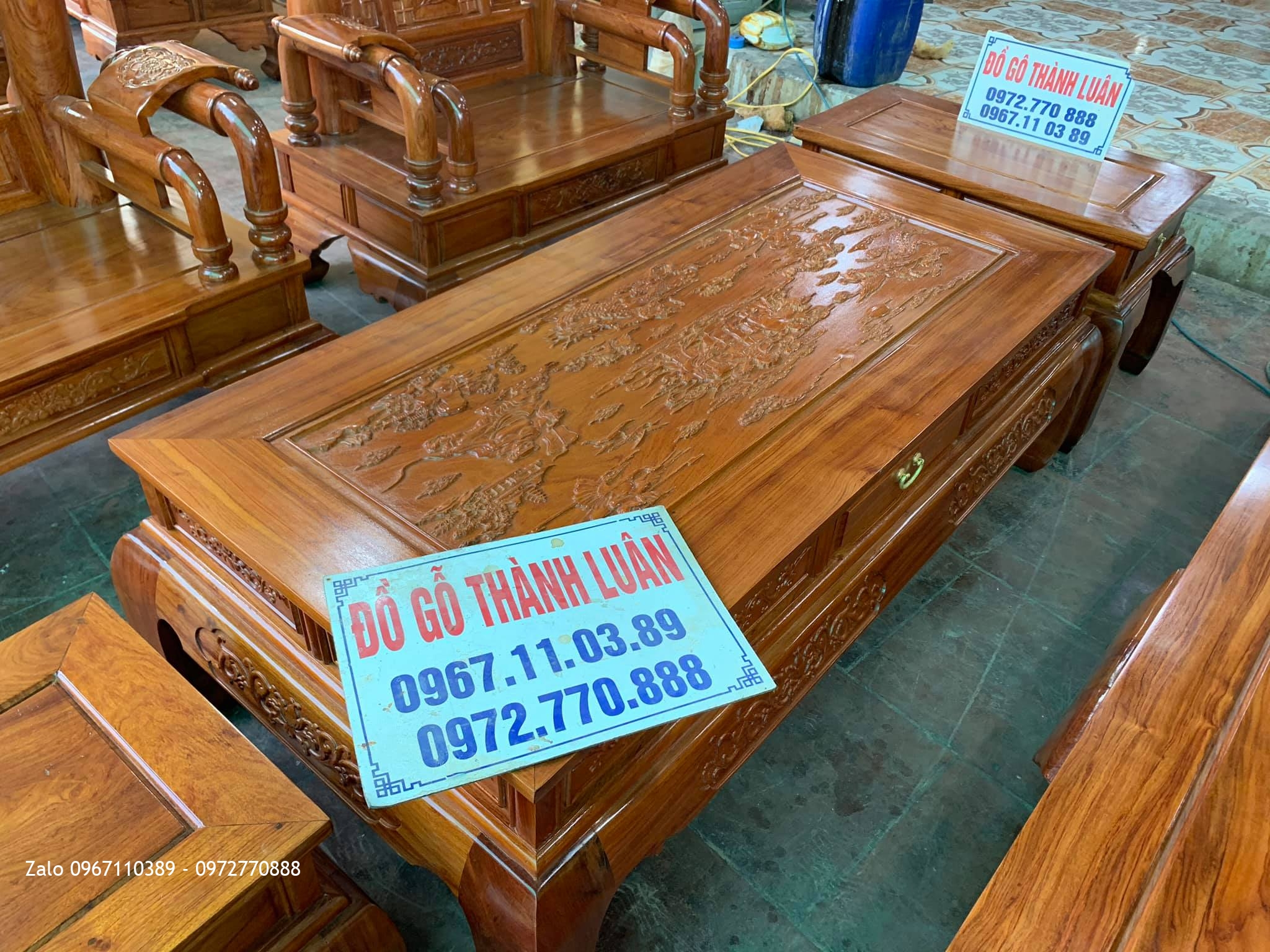 2 Bộ Tần Thuỷ Hoàng Gỗ Hương Cho GĐ Bác Sơn Và GĐ Bác Cường.