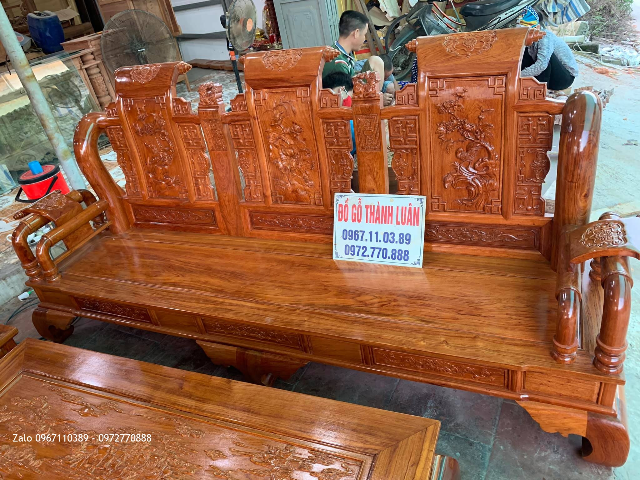 2 Bộ Tần Thuỷ Hoàng Gỗ Hương Cho GĐ Bác Sơn Và GĐ Bác Cường.