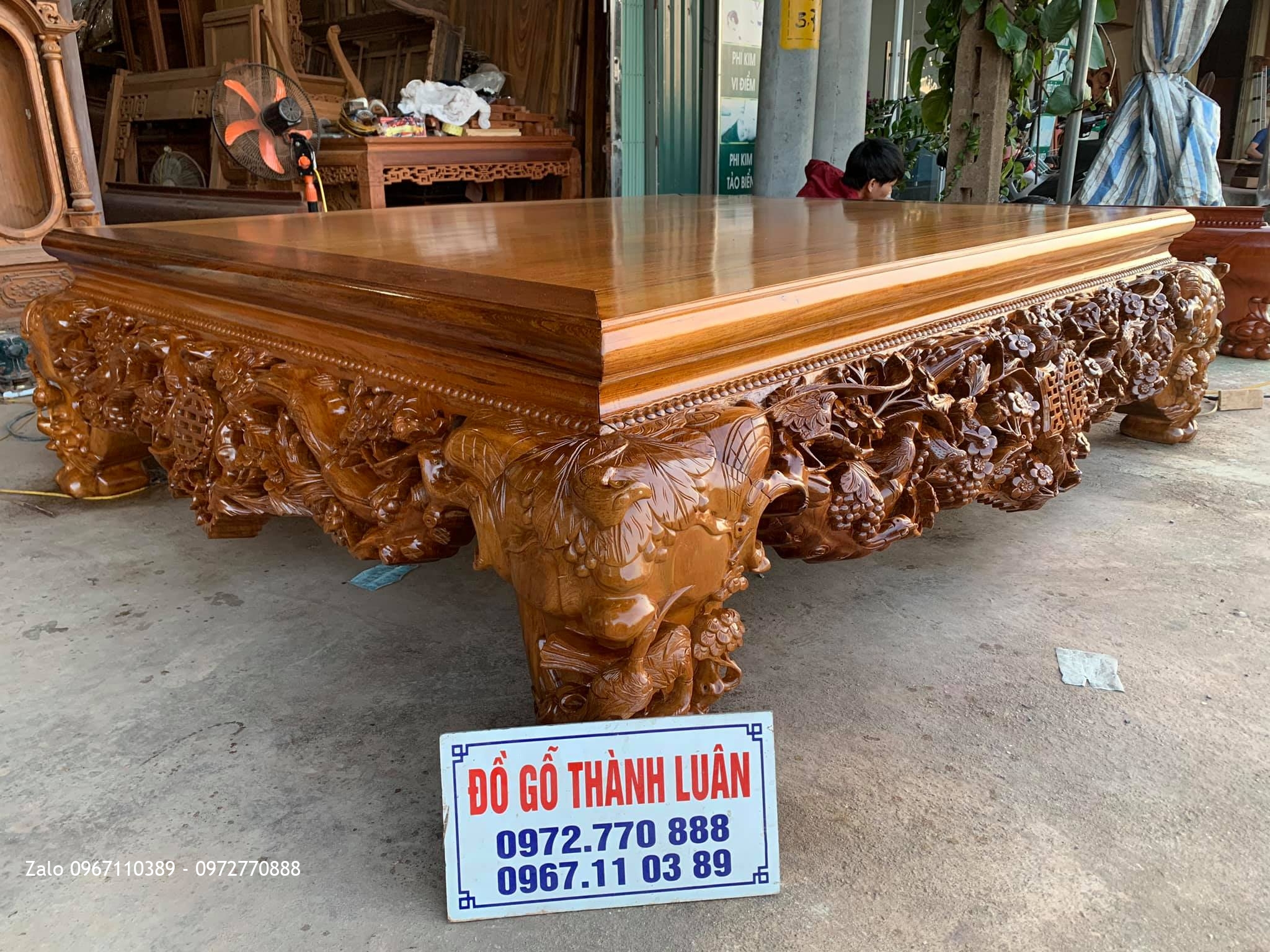 Sập Thập Điểu Quần Mai Gỗ Gụ Vip. A Cảnh Phú Thọ