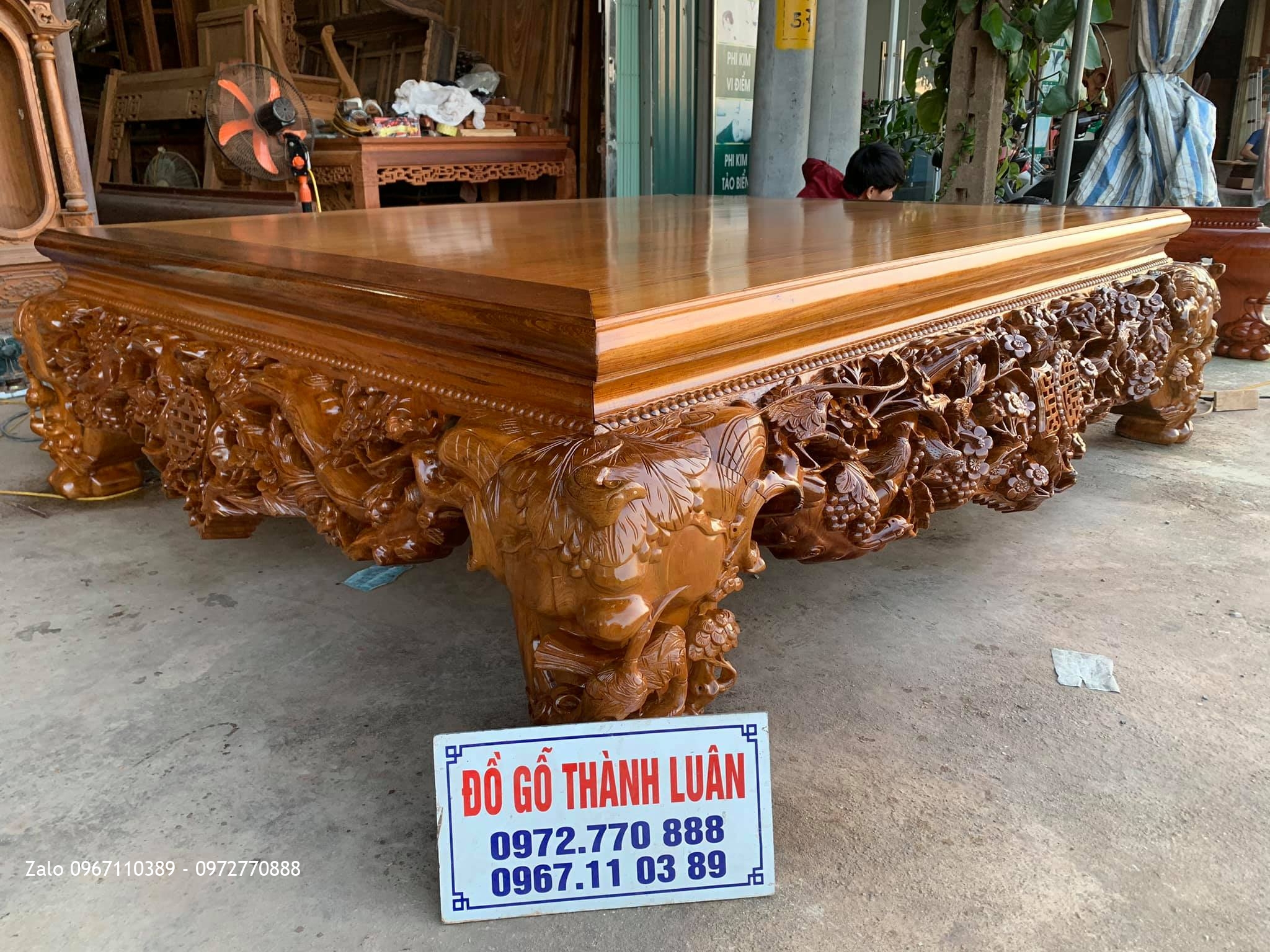 Sập Thập Điểu Quần Mai Gỗ Gụ Vip. A Cảnh Phú Thọ.