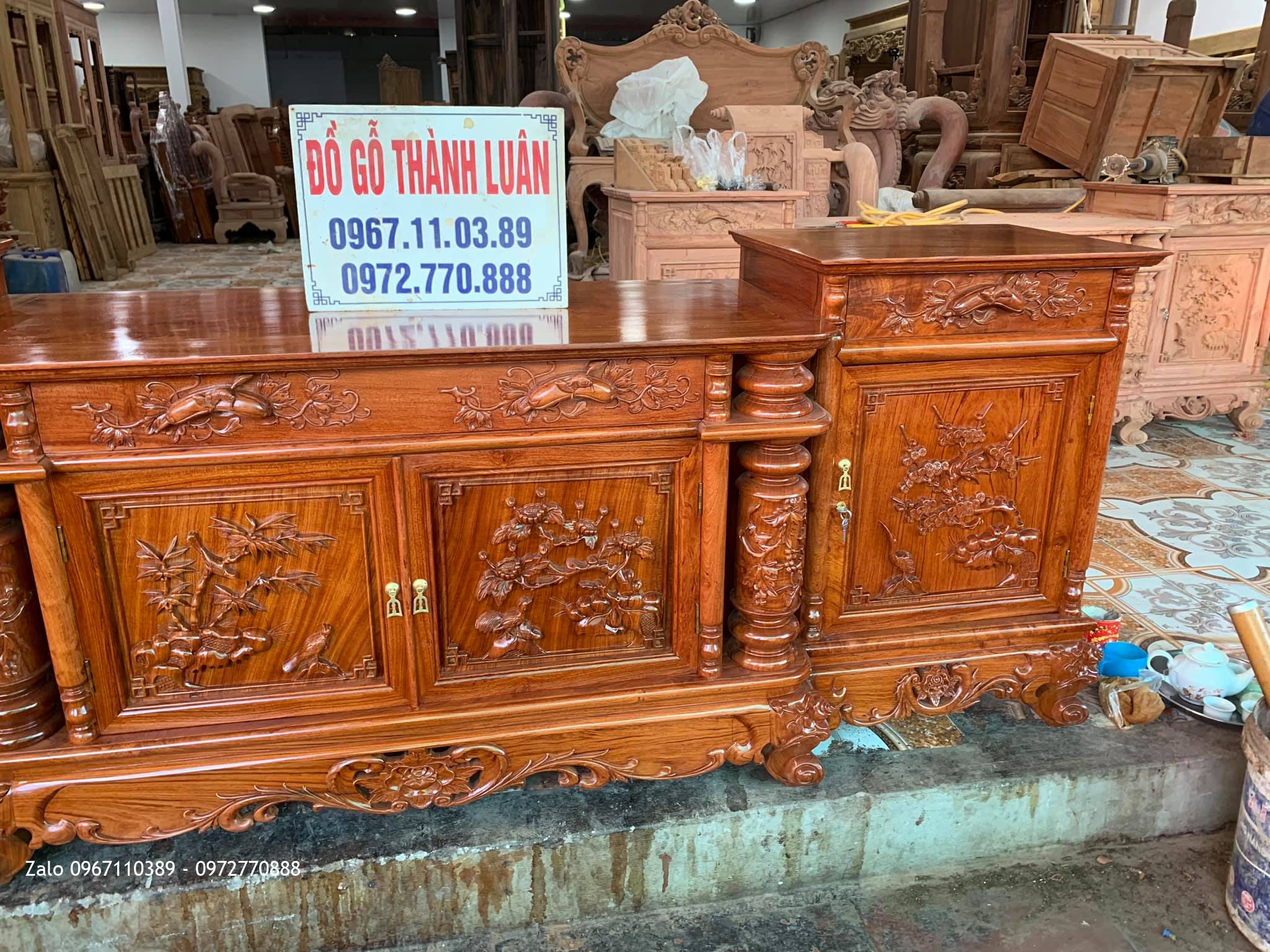 Bộ Ghế Nghê Bảo Đỉnh, Kệ Tivi Gỗ Hương. Chú Lộc, Đoan Hùng Phú Tho,..