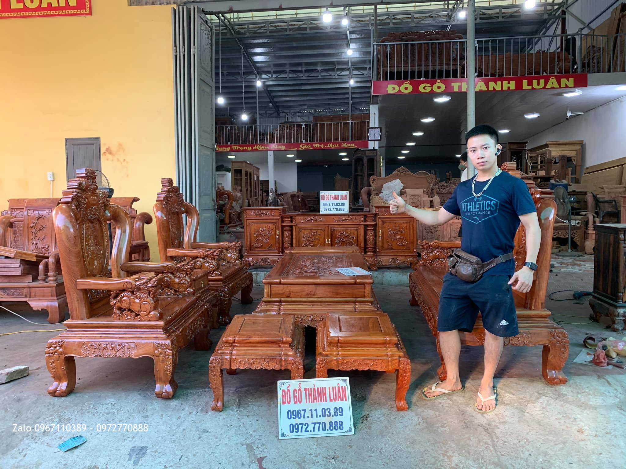 Bộ Ghế Nghê Bảo Đỉnh, Kệ Tivi Gỗ Hương. Chú Lộc, Đoan Hùng Phú Tho::