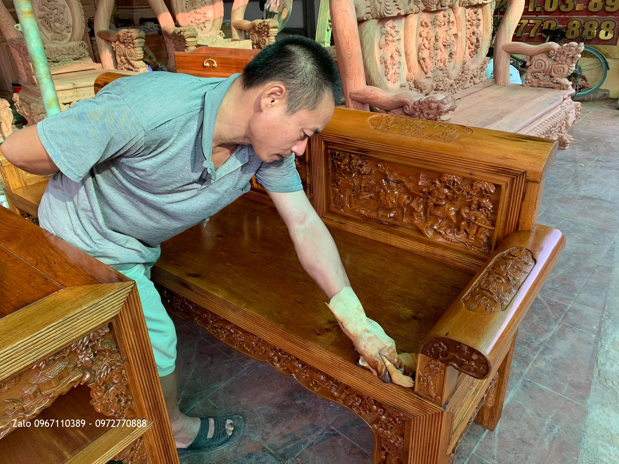 gia đình chú Toàn tại Tân Hoà Quốc Oai Hà Nội.