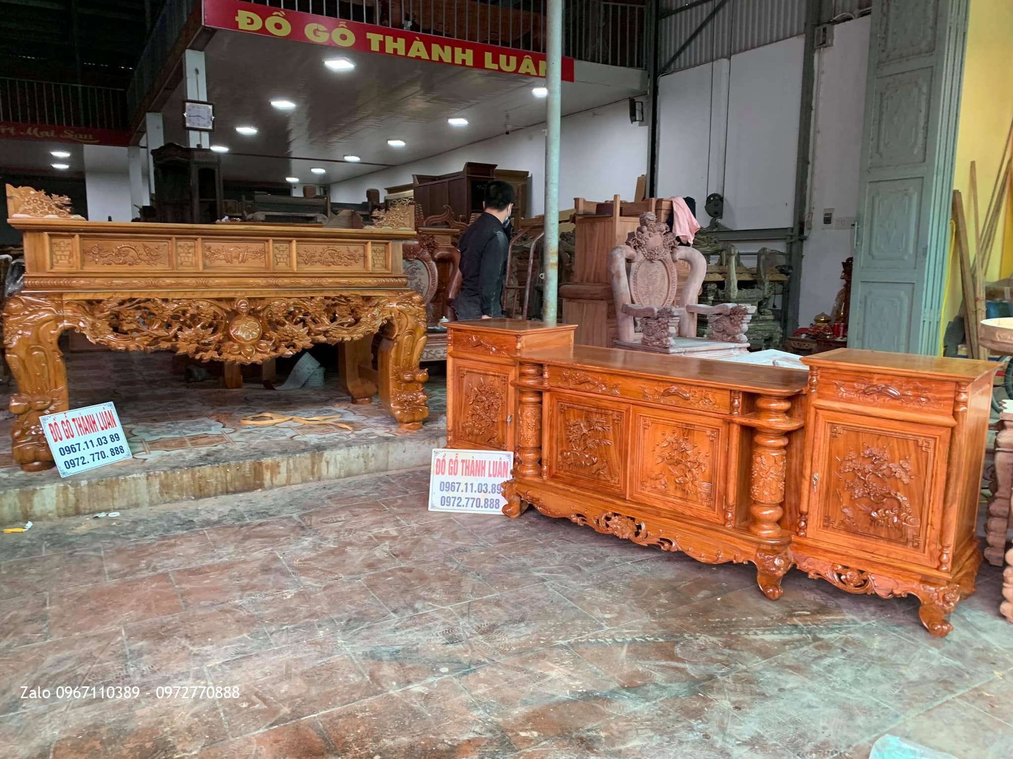 Kệ Tivi- Sập Thờ Mai Điểu Bán Cho GĐ E Trưởng Ở Tp Hưng Yên,.