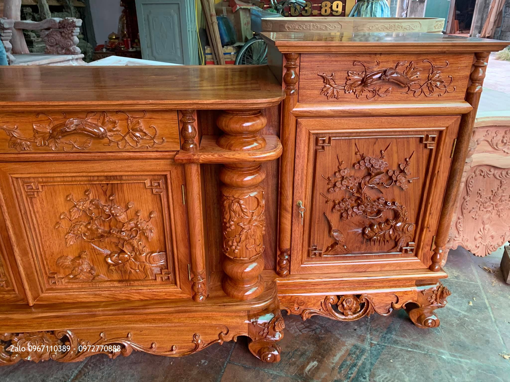 Kệ Tivi- Sập Thờ Mai Điểu Bán Cho GĐ E Trưởng Ở Tp Hưng Yên.