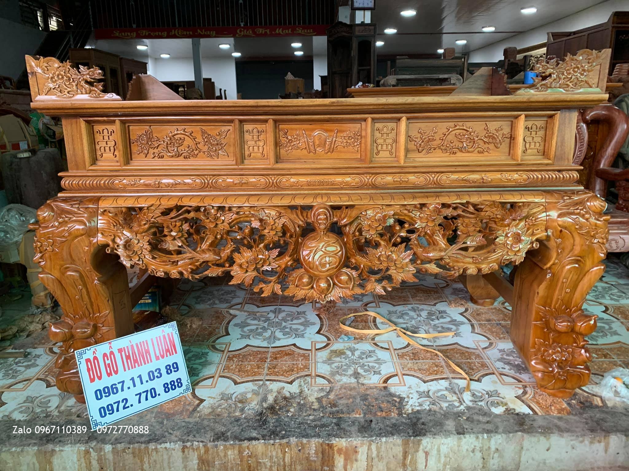 Kệ Tivi- Sập Thờ Mai Điểu Bán Cho GĐ E Trưởng Ở Tp Hưng Yên.