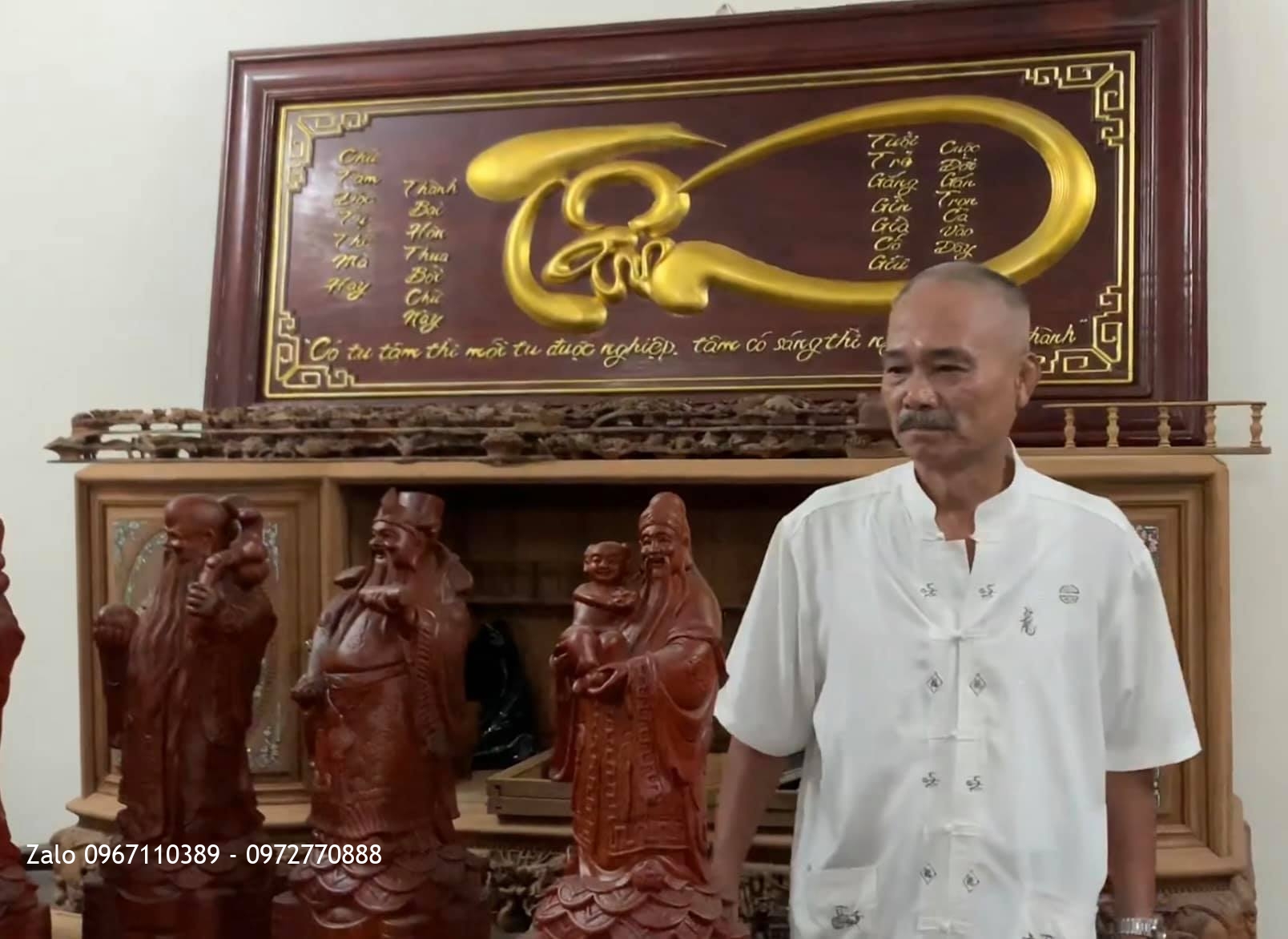 Tủ Chè Gỗ Gụ Víp Được Bán về cho gia đình Bác Hải Nghi Tàm Hà Nội.