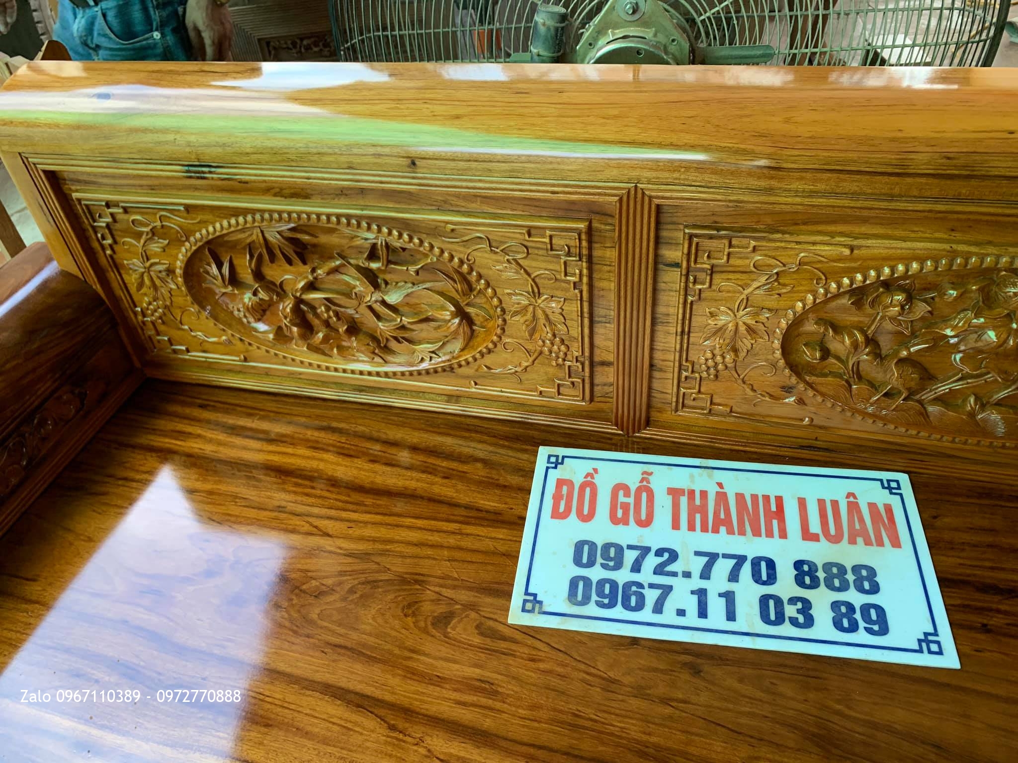 Bộ Trường Kỷ Gỗ Gụ Ta Quảng Bình Vân Vip. Khách Thuỵ Lương, Thái Thuỵ, Thái Bình,