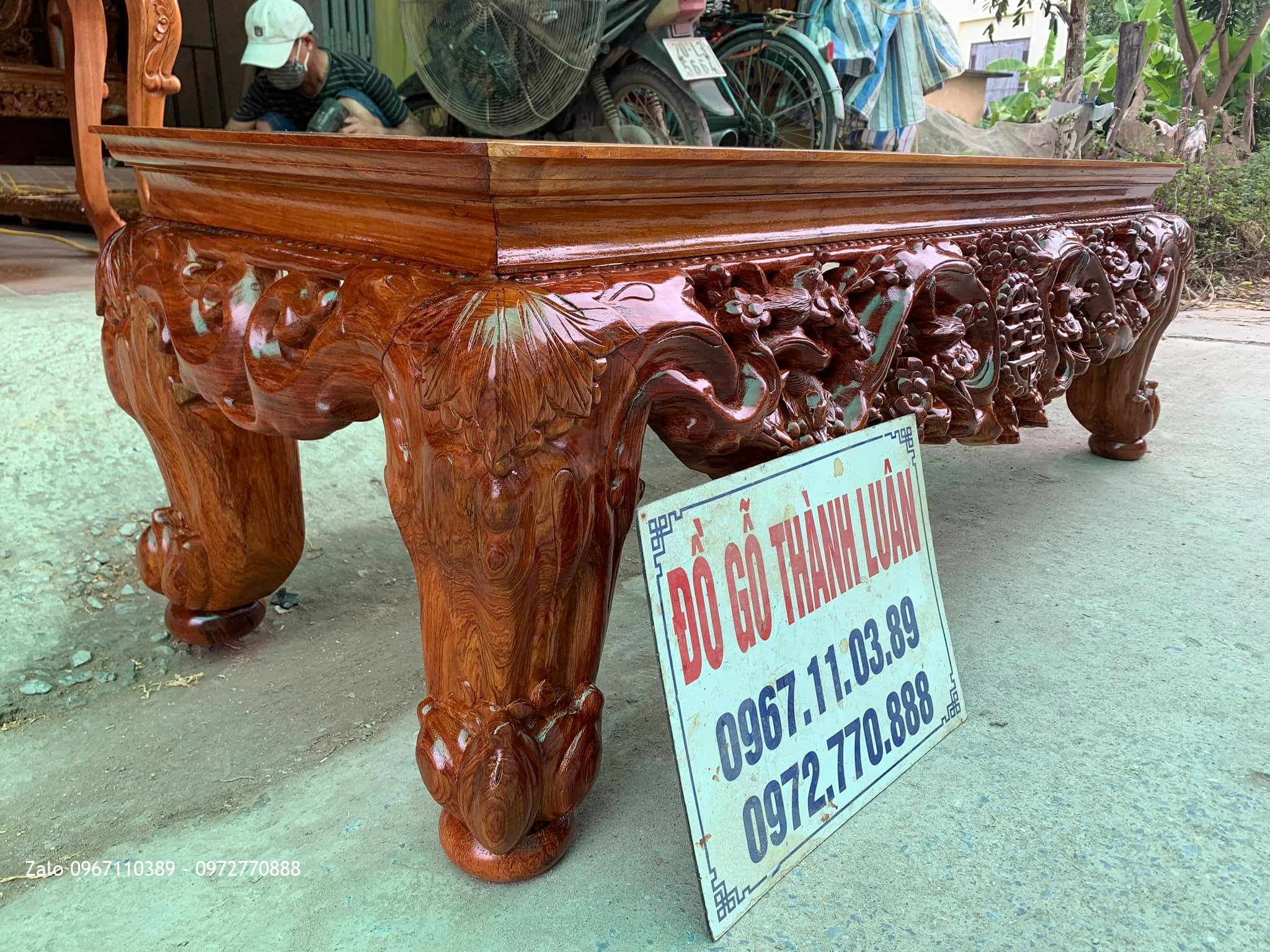 Chân Bể Cá Gỗ Hương Đỏ. Bác Hai Lê Trọng Tấn Tp Hà Nội