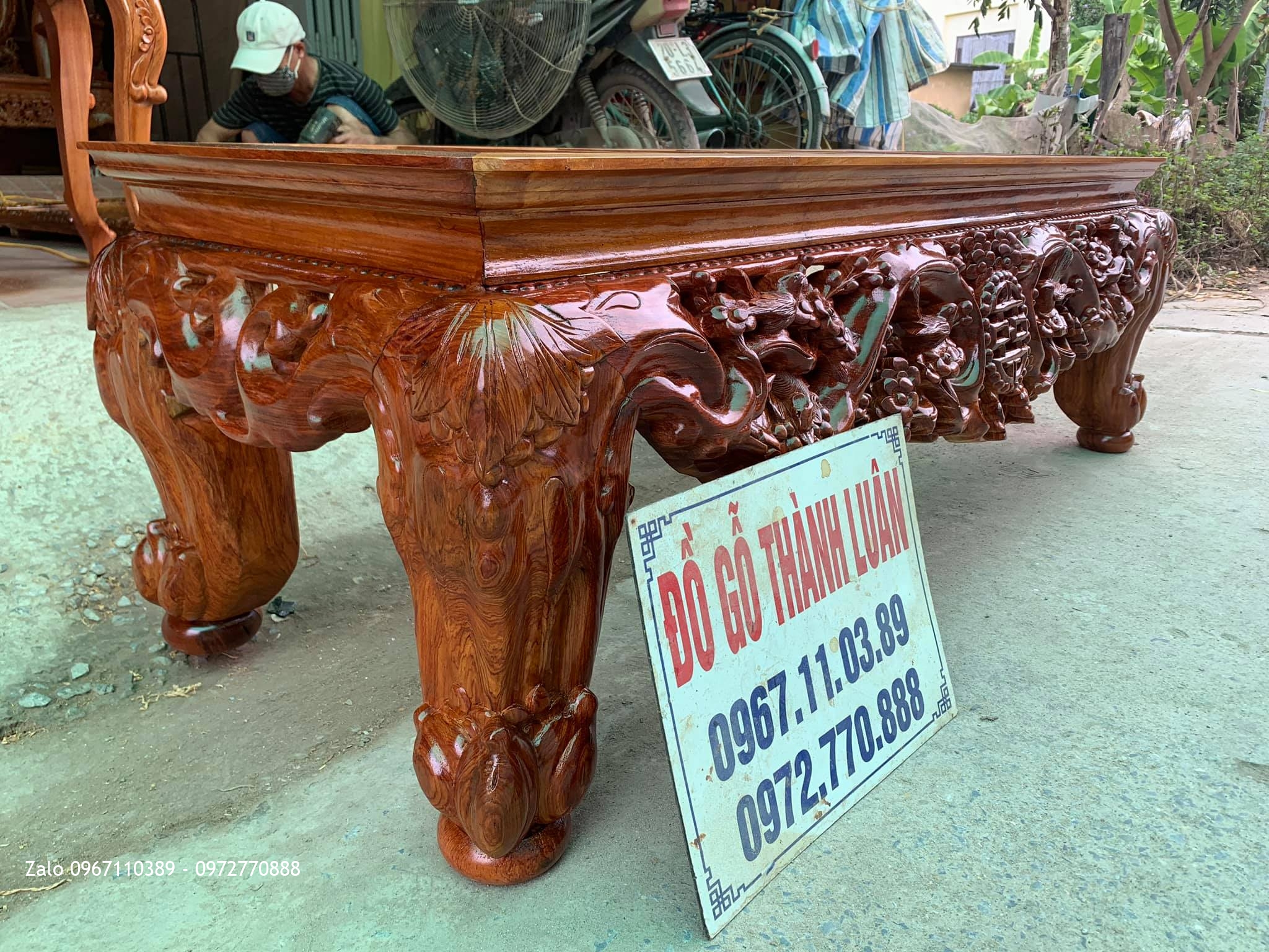 Chân Bể Cá Gỗ Hương Đỏ. Bác Hai Lê Trọng Tấn Tp Hà Nội