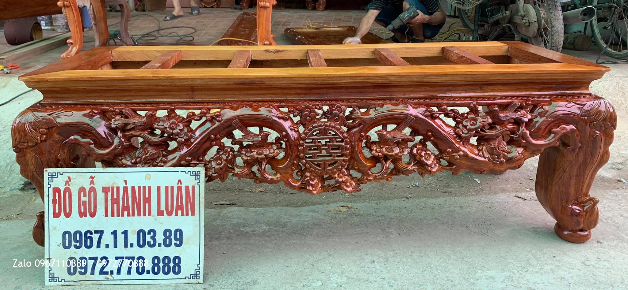 Chân Bể Cá Gỗ Hương Đỏ. Bác Hai Lê Trọng Tấn Tp Hà Nội