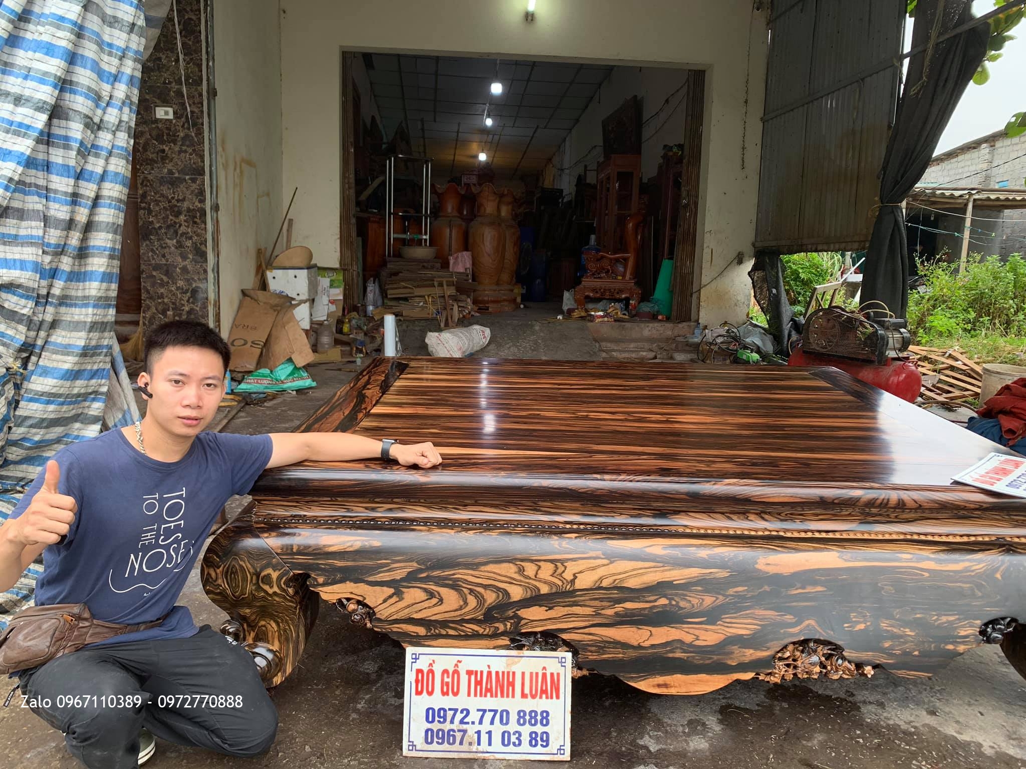 Sập Gỗ Mun Hoa Da Báo Siêu Vân.A Phương Quận Tân Bình TPHCM.