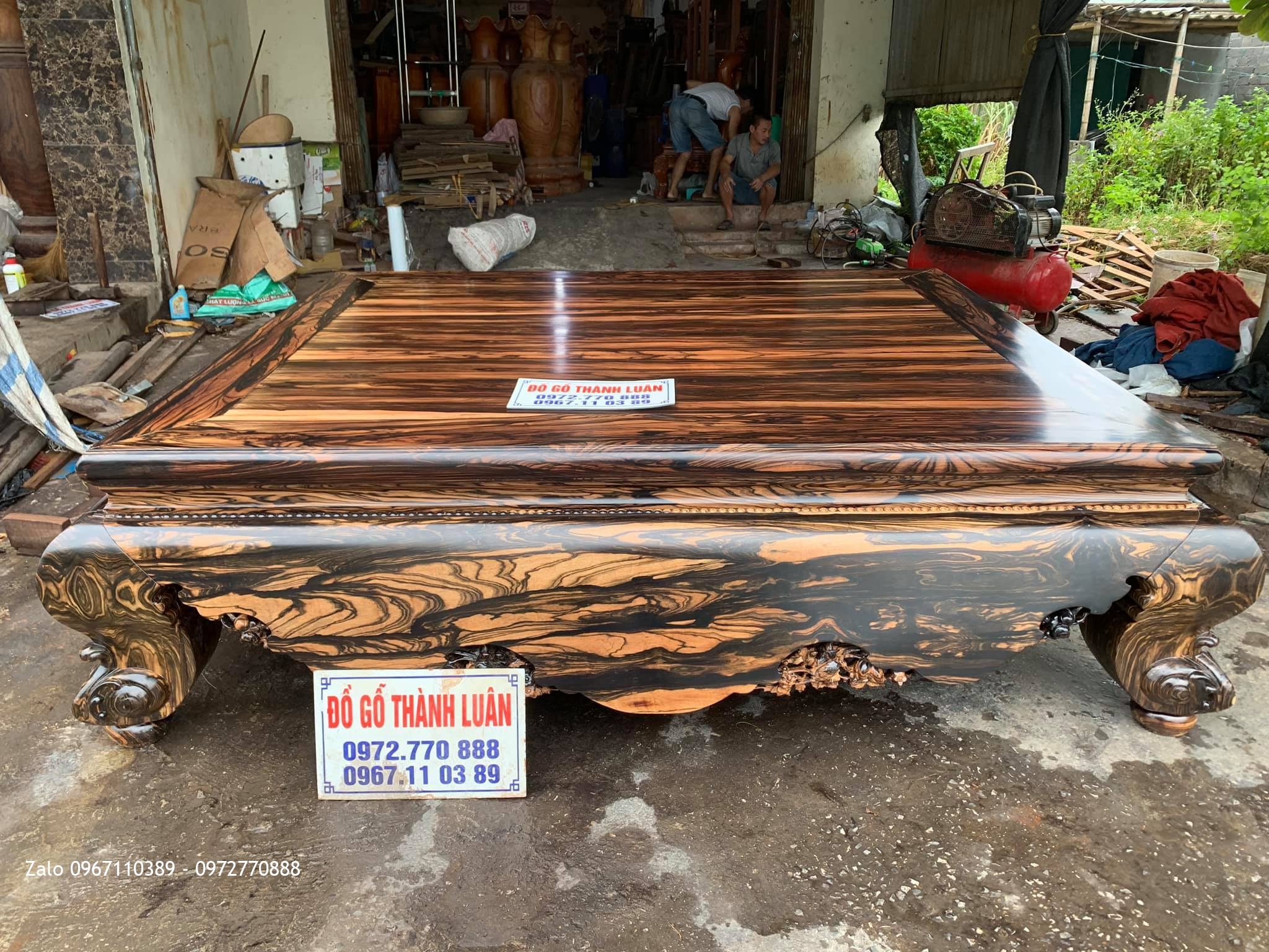 Sập Gỗ Mun Hoa Da Báo Siêu Vân.A Phương Quận Tân Bình TPHCM.:.