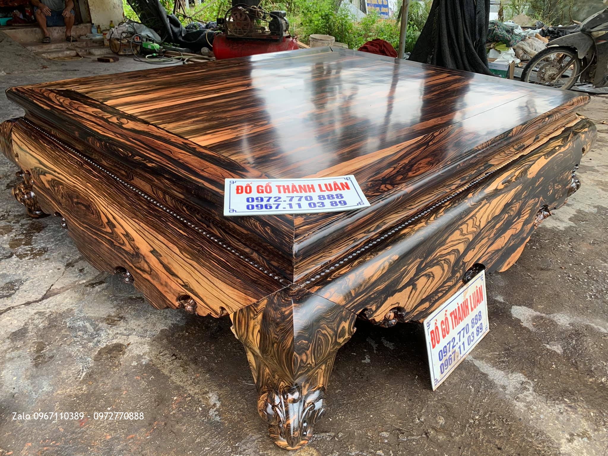 Sập Gỗ Mun Hoa Da Báo Siêu Vân.A Phương Quận Tân Bình TPHCM.: