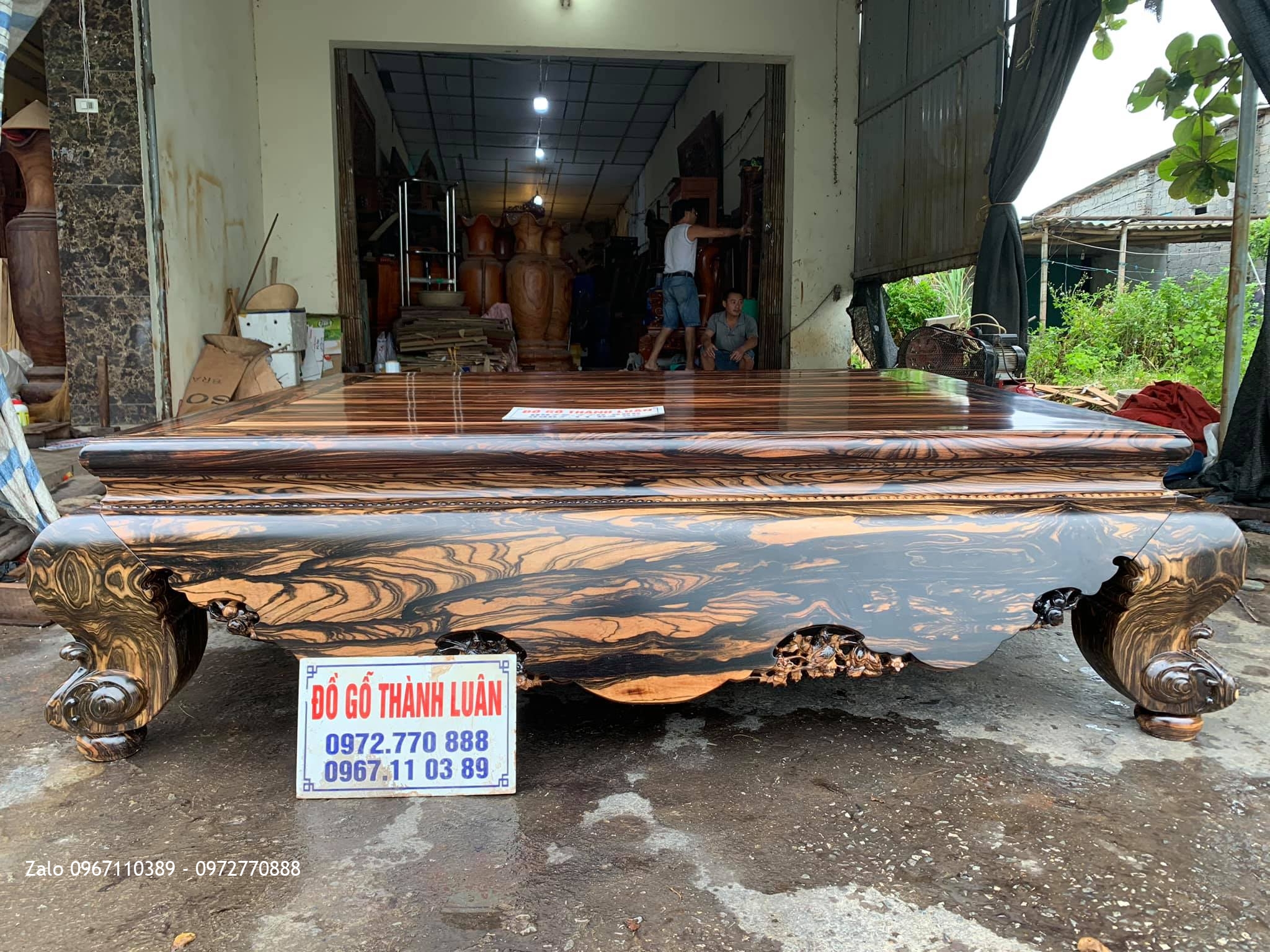 Sập Gỗ Mun Hoa Da Báo Siêu Vân.A Phương Quận Tân Bình TPHCM.::