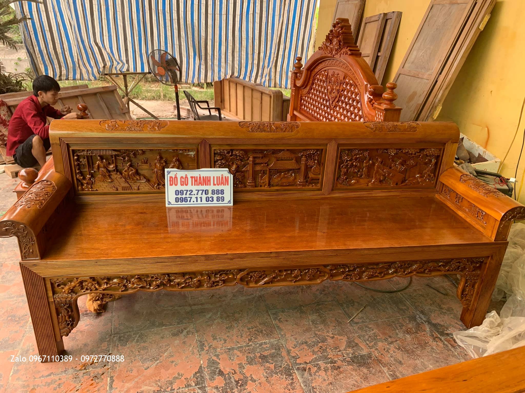 Bộ Trường Kỷ Tam Quốc (BỘ ĐẠI) SIÊU TO VÀ DÀY. A Đông Tiên Phương Chương Mỹ HN