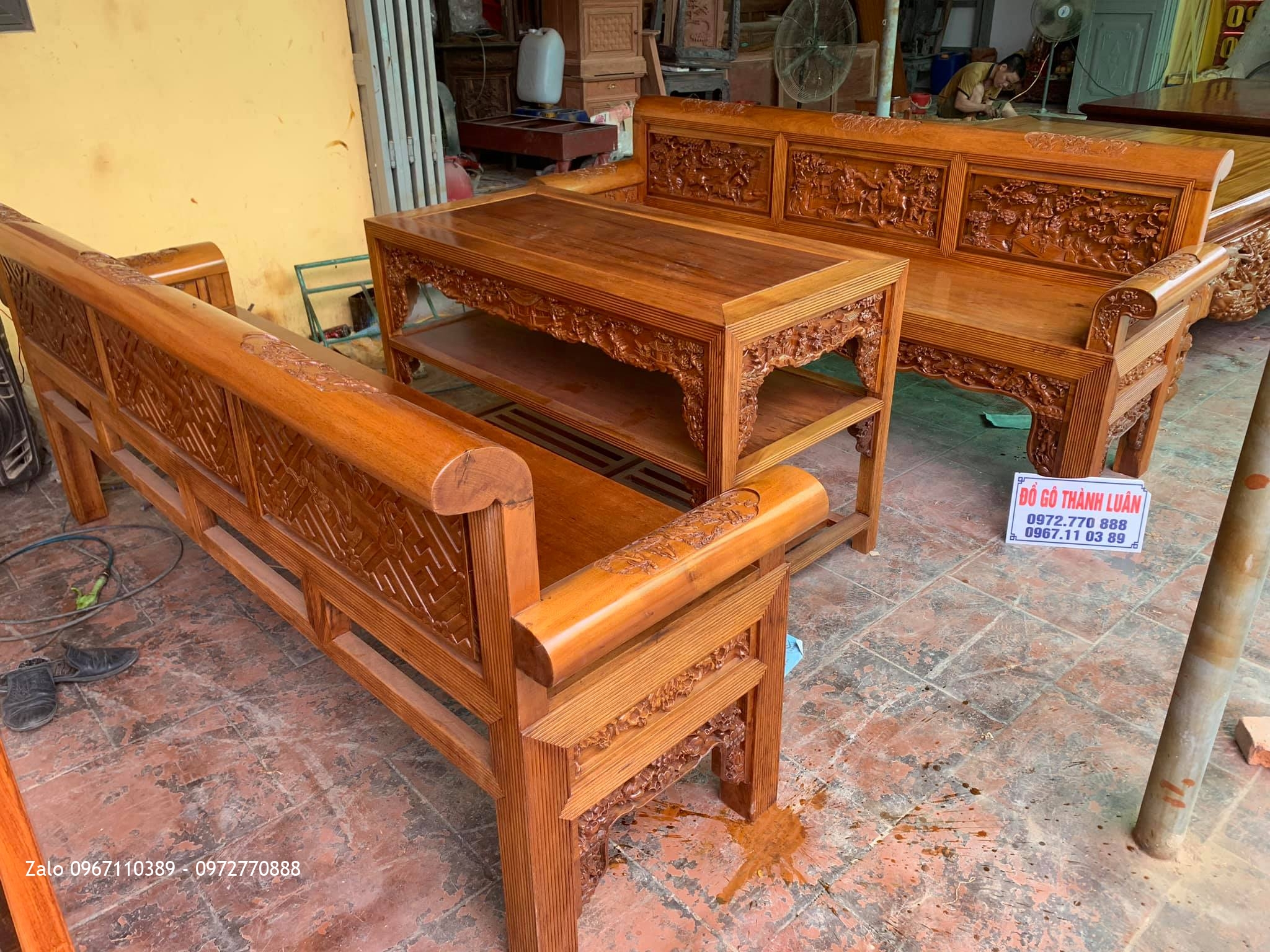 Bộ Trường Kỷ Tam Quốc (BỘ ĐẠI) SIÊU TO VÀ DÀY. A Đông Tiên Phương Chương Mỹ HN