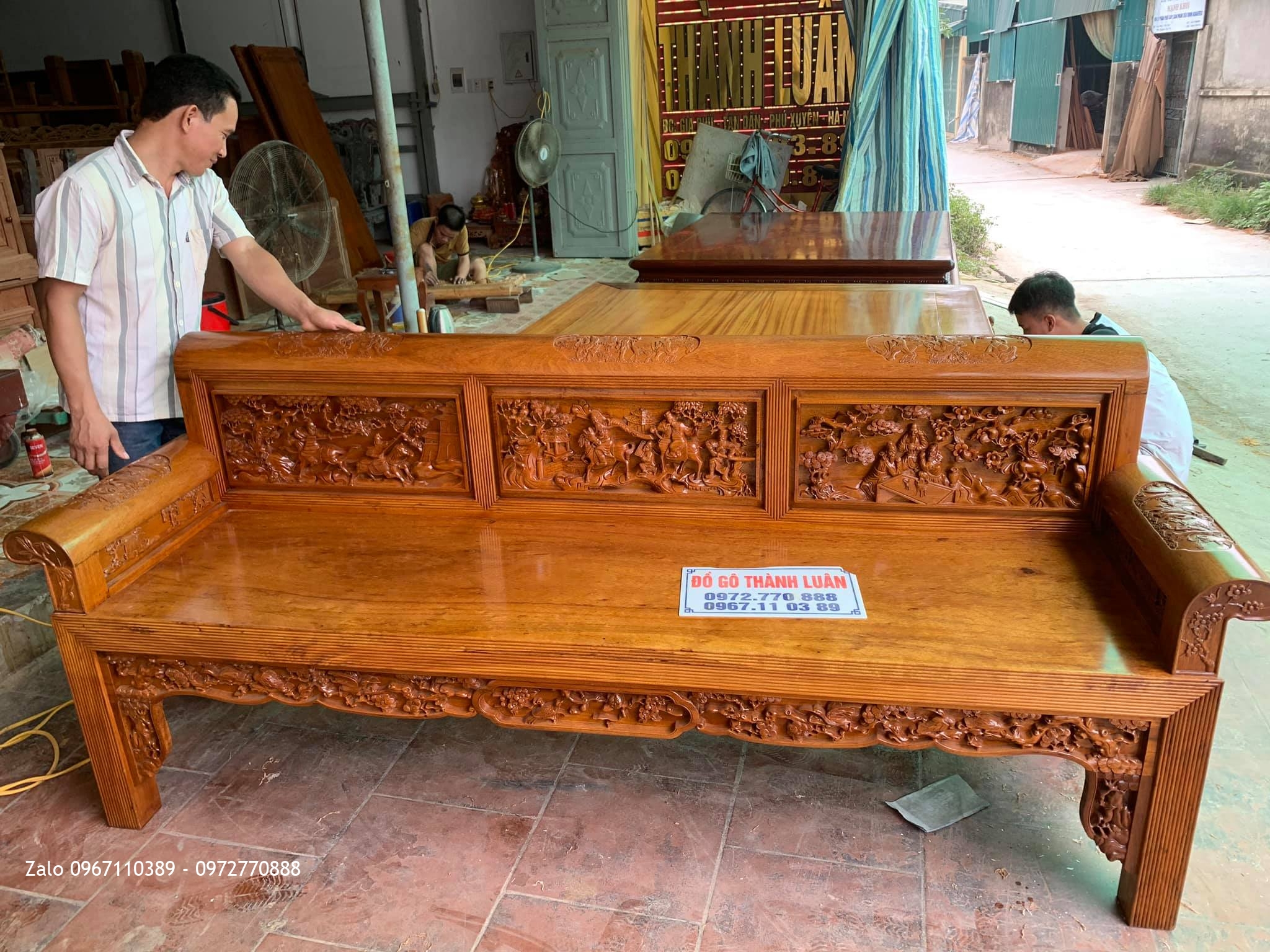 Bộ Trường Kỷ Tam Quốc (BỘ ĐẠI) SIÊU TO VÀ DÀY. A Đông Tiên Phương Chương Mỹ HN.