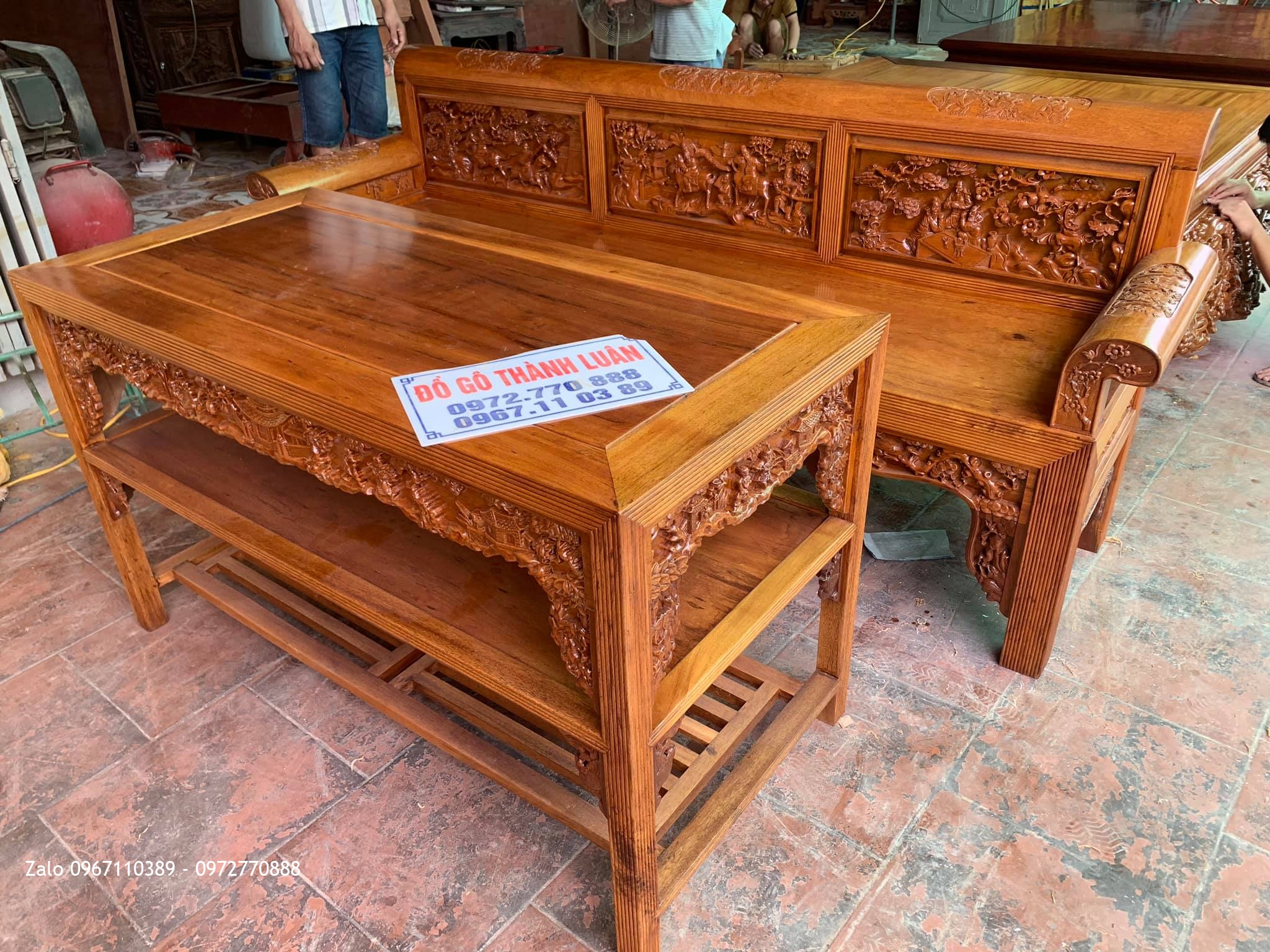 Bộ Trường Kỷ Tam Quốc (BỘ ĐẠI) SIÊU TO VÀ DÀY. A Đông Tiên Phương Chương Mỹ HN.