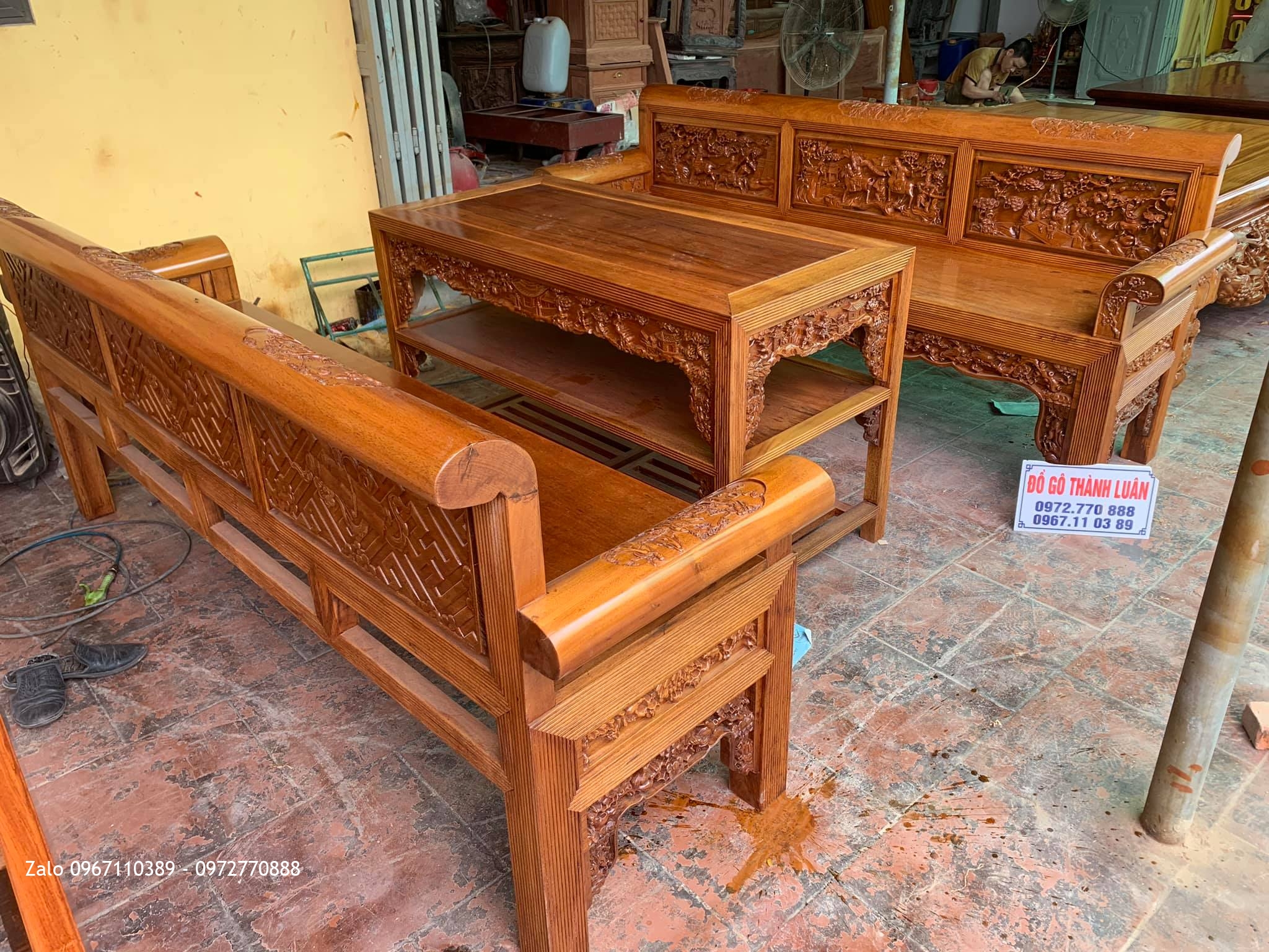 Bộ Trường Kỷ Tam Quốc (BỘ ĐẠI) SIÊU TO VÀ DÀY. A Đông Tiên Phương Chương Mỹ HN::