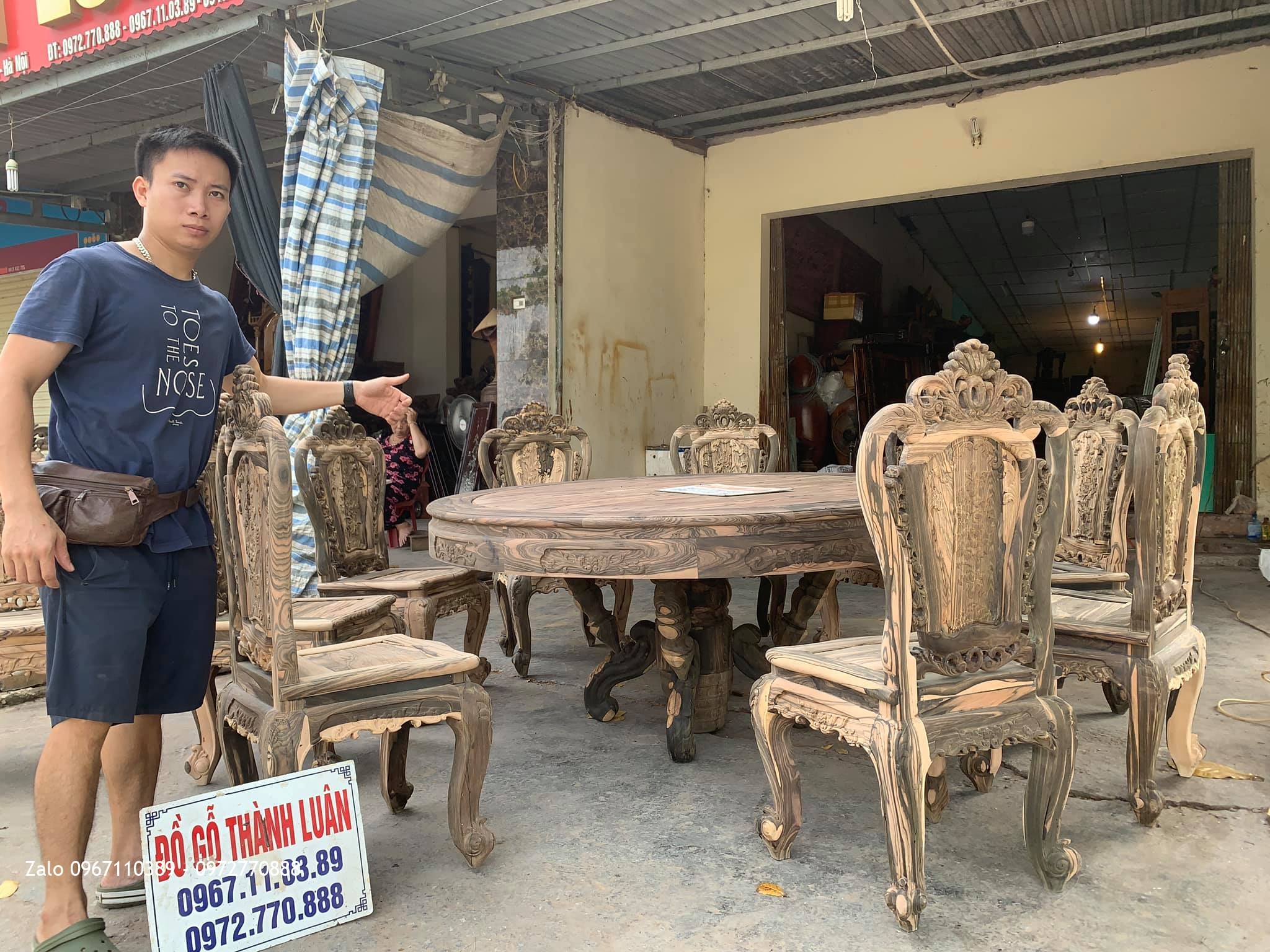 Bộ Bàn Ghế Ăn Hoa Lan Tây. C Phong. Q8 TPHCM