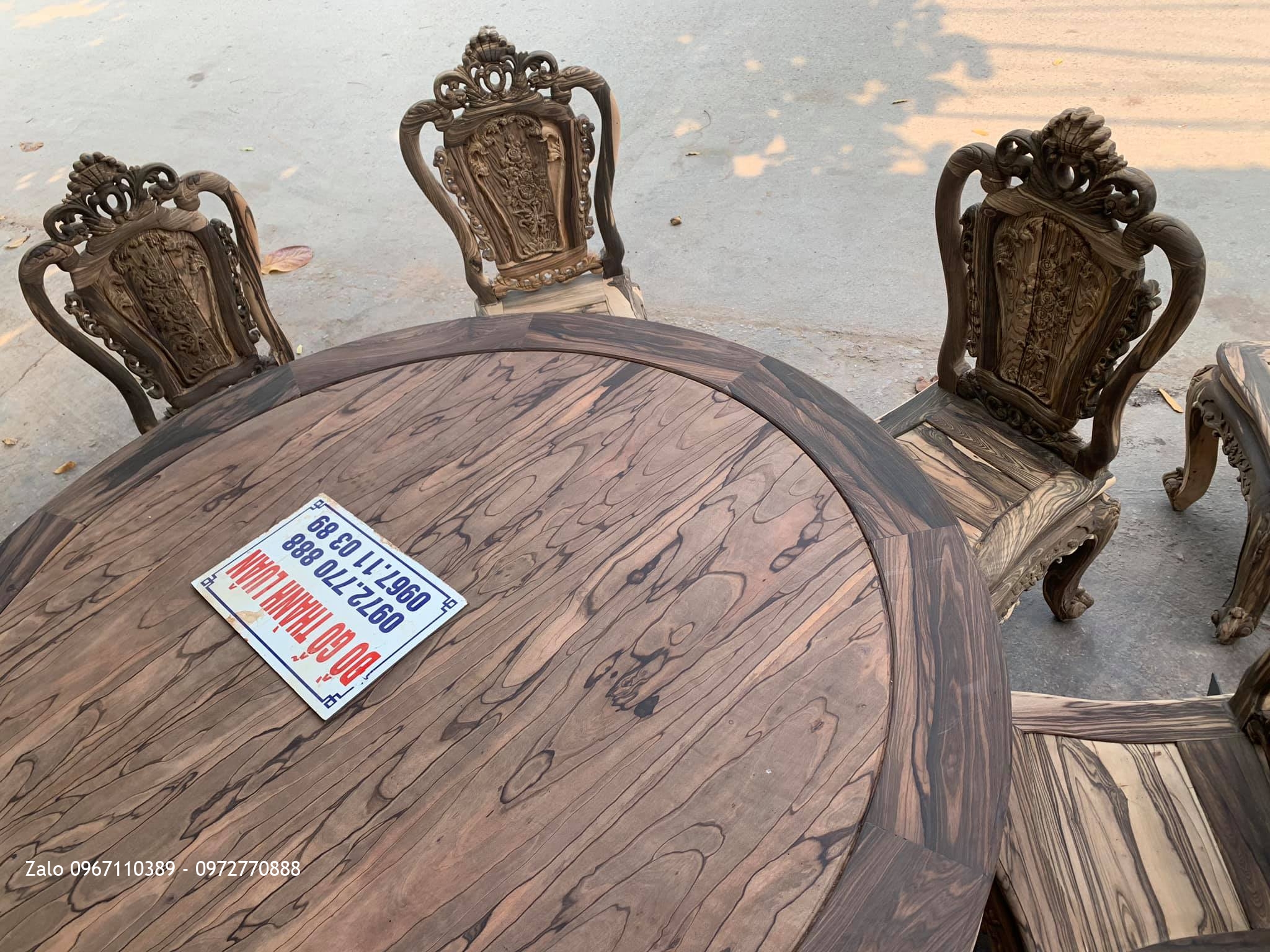 Bộ Bàn Ghế Ăn Hoa Lan Tây. C Phong. Q8 TPHCM.