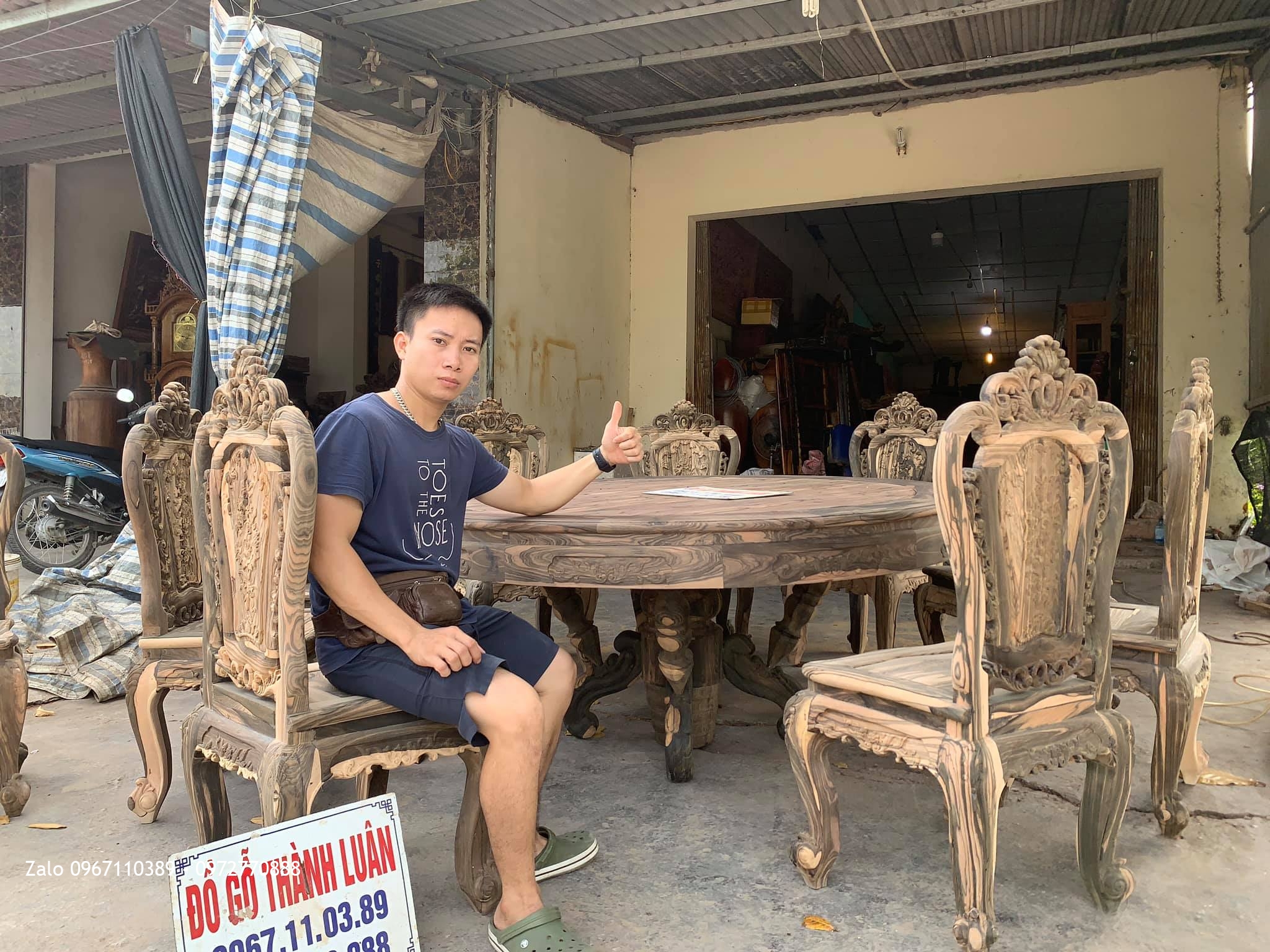 Bộ Bàn Ghế Ăn Hoa Lan Tây. C Phong. Q8 TPHCM