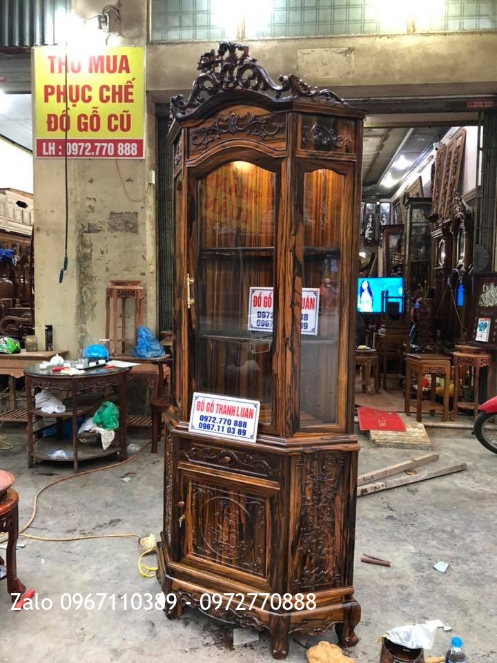 Tủ Rượu Góc Gỗ Mun. Khách An Đồng, An Dương, Hải Phòng-