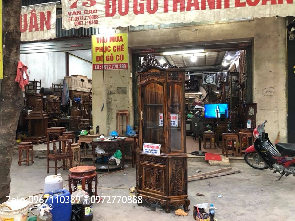 Tủ Rượu Góc Gỗ Mun. Khách An Đồng, An Dương, Hải Phòng: